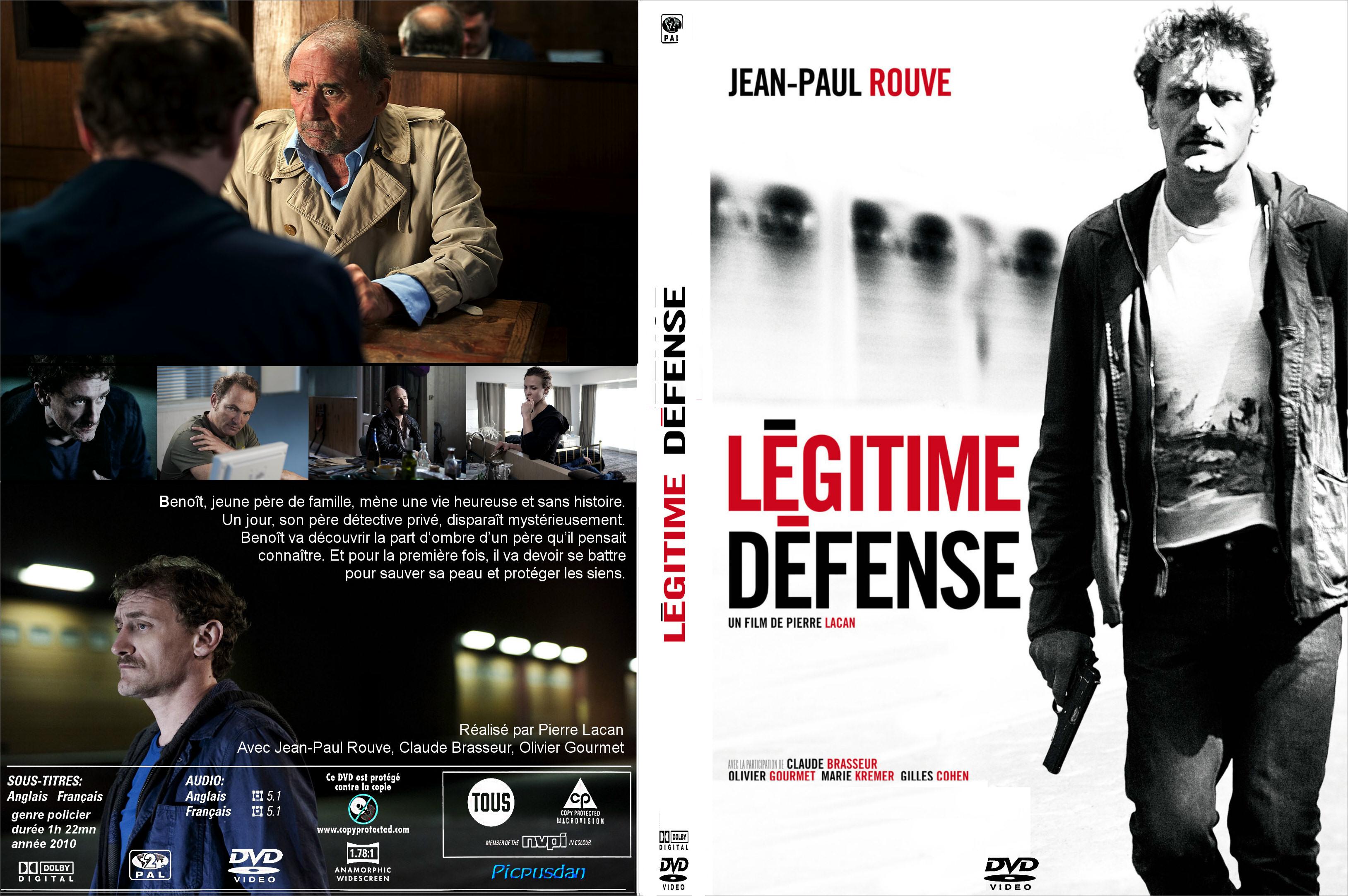 Jaquette DVD Lgitime defense (2010) custom - SLIM