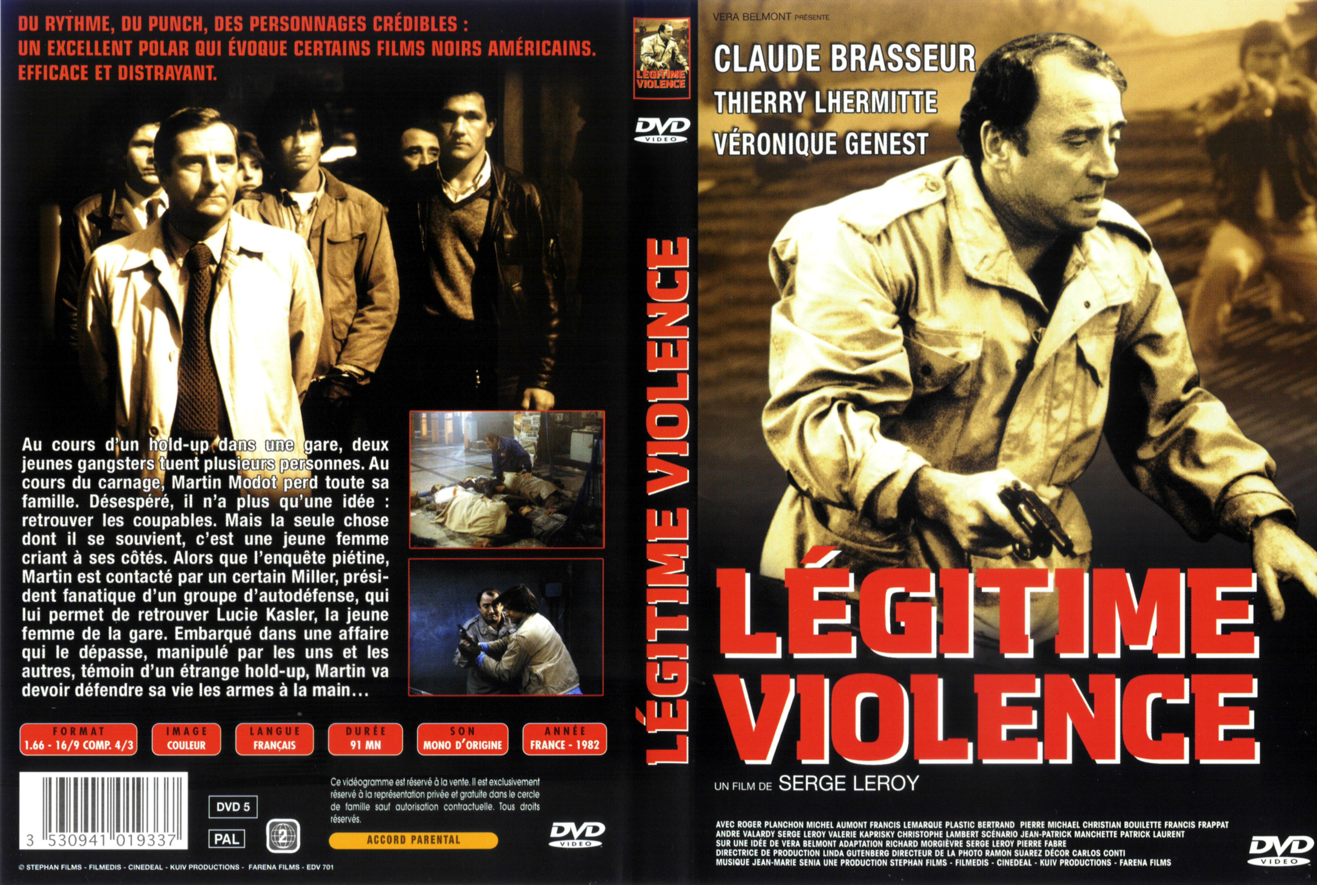 Jaquette DVD Legitime violence
