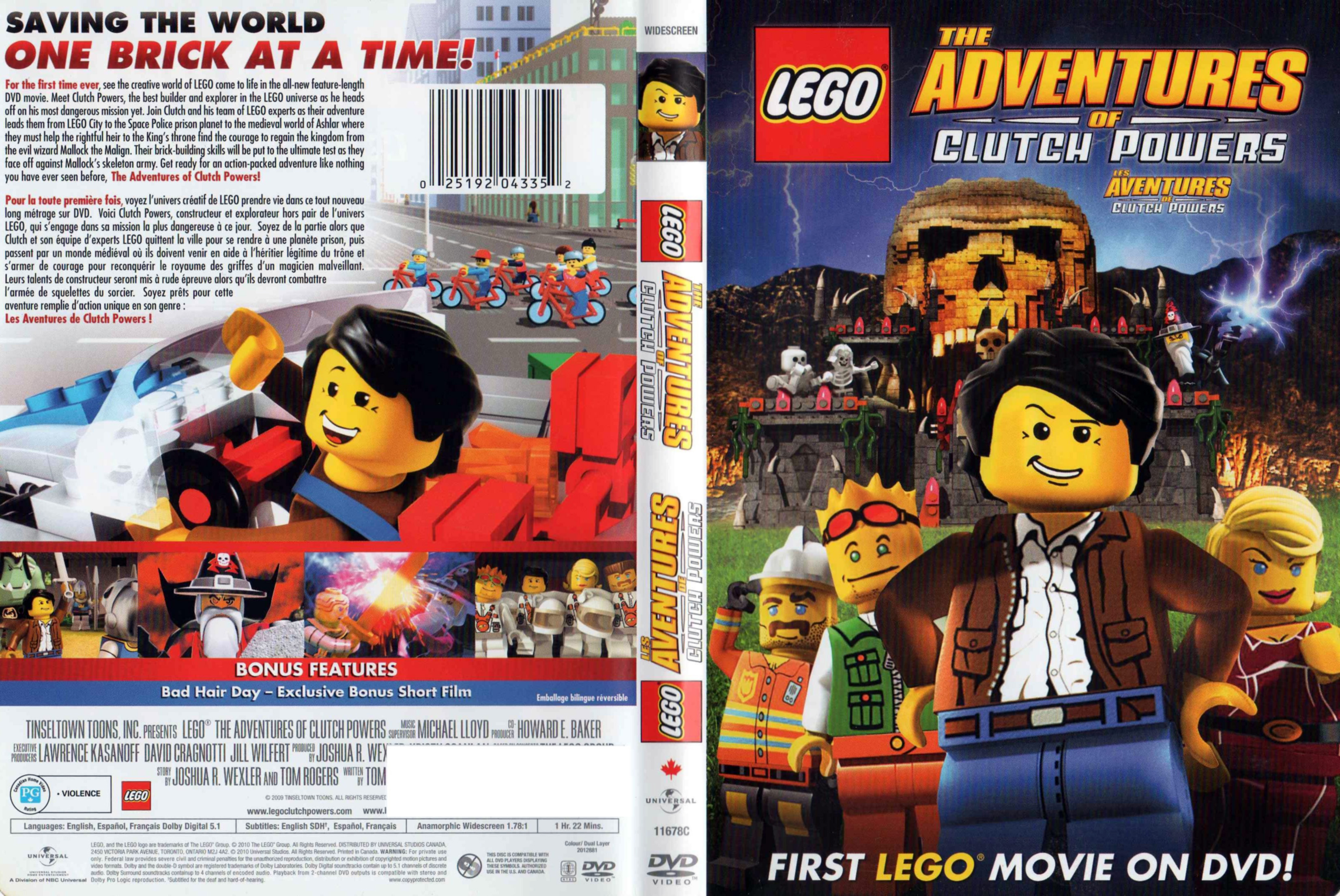 Jaquette DVD Lego Les aventures de Cluch Powers (Canadienne)