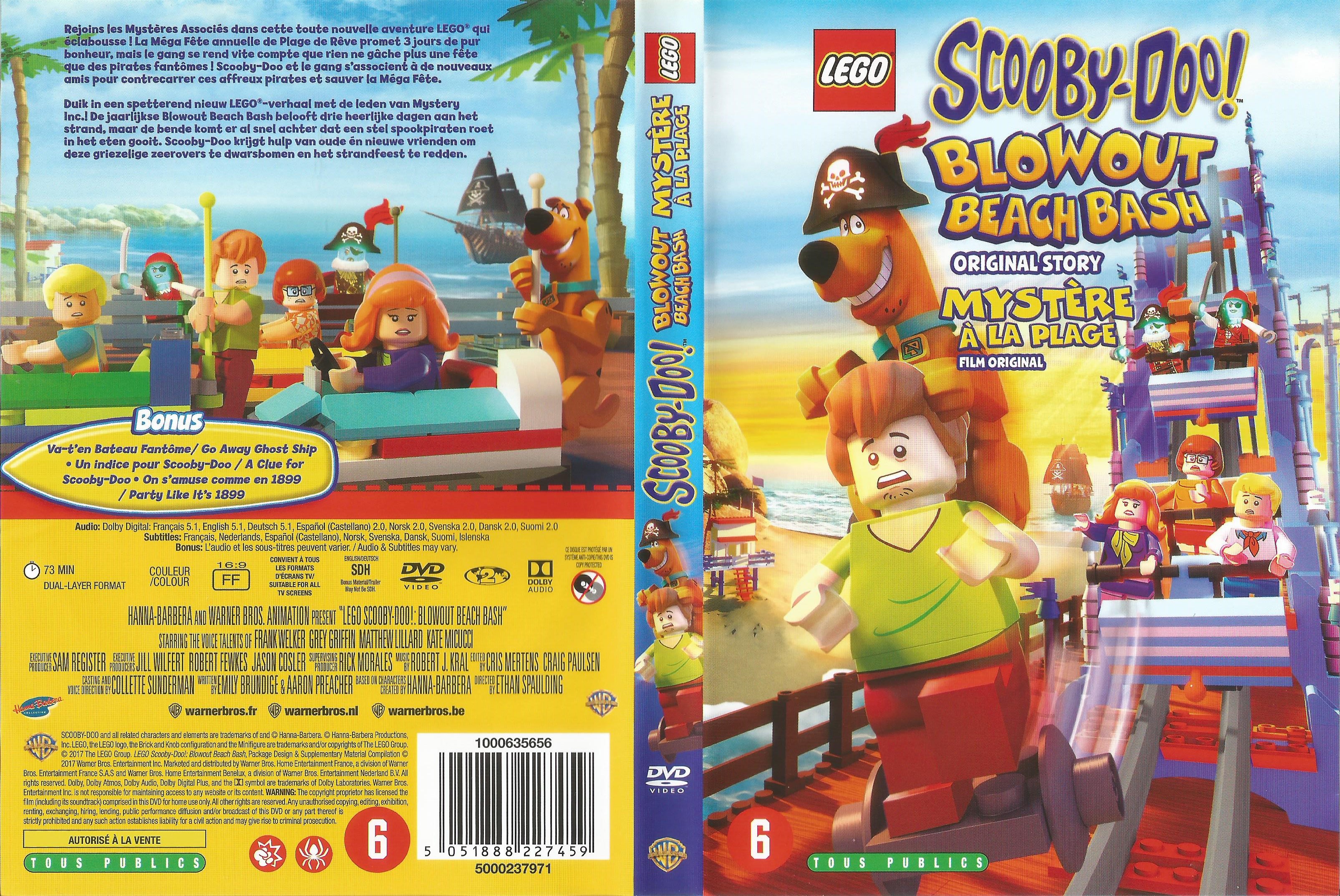 Jaquette DVD Lego Scooby-doo Mystre a la plage