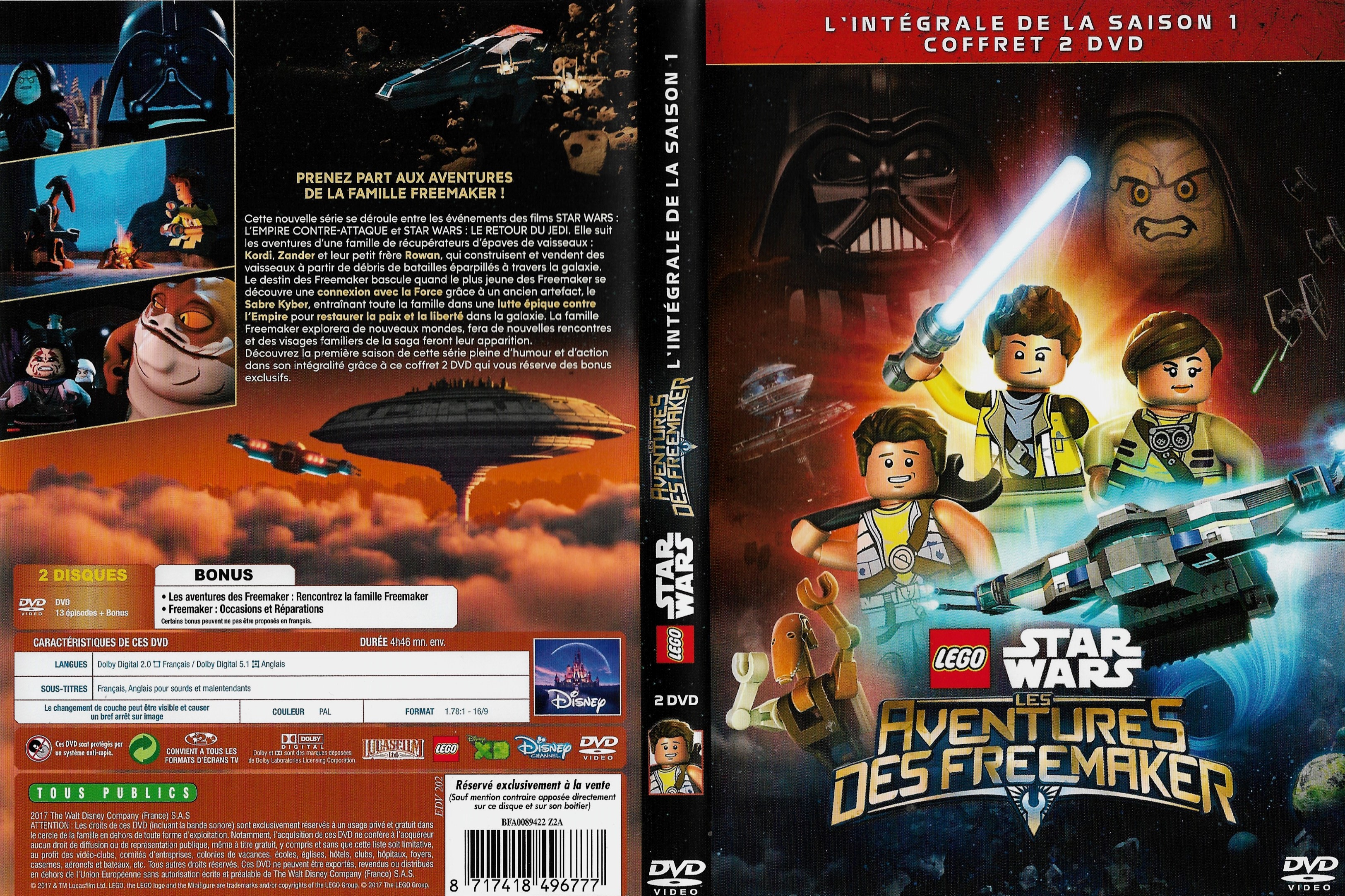 Jaquette DVD Lego Star Wars Les Aventures des Freemakers saison 1 