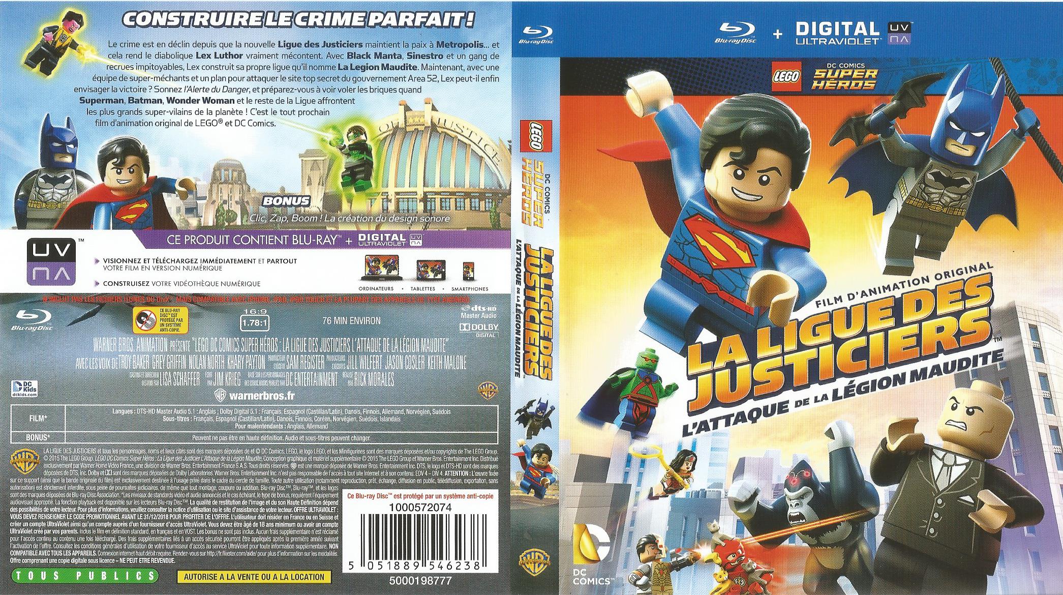 Jaquette DVD Lego la ligue des justiciers l