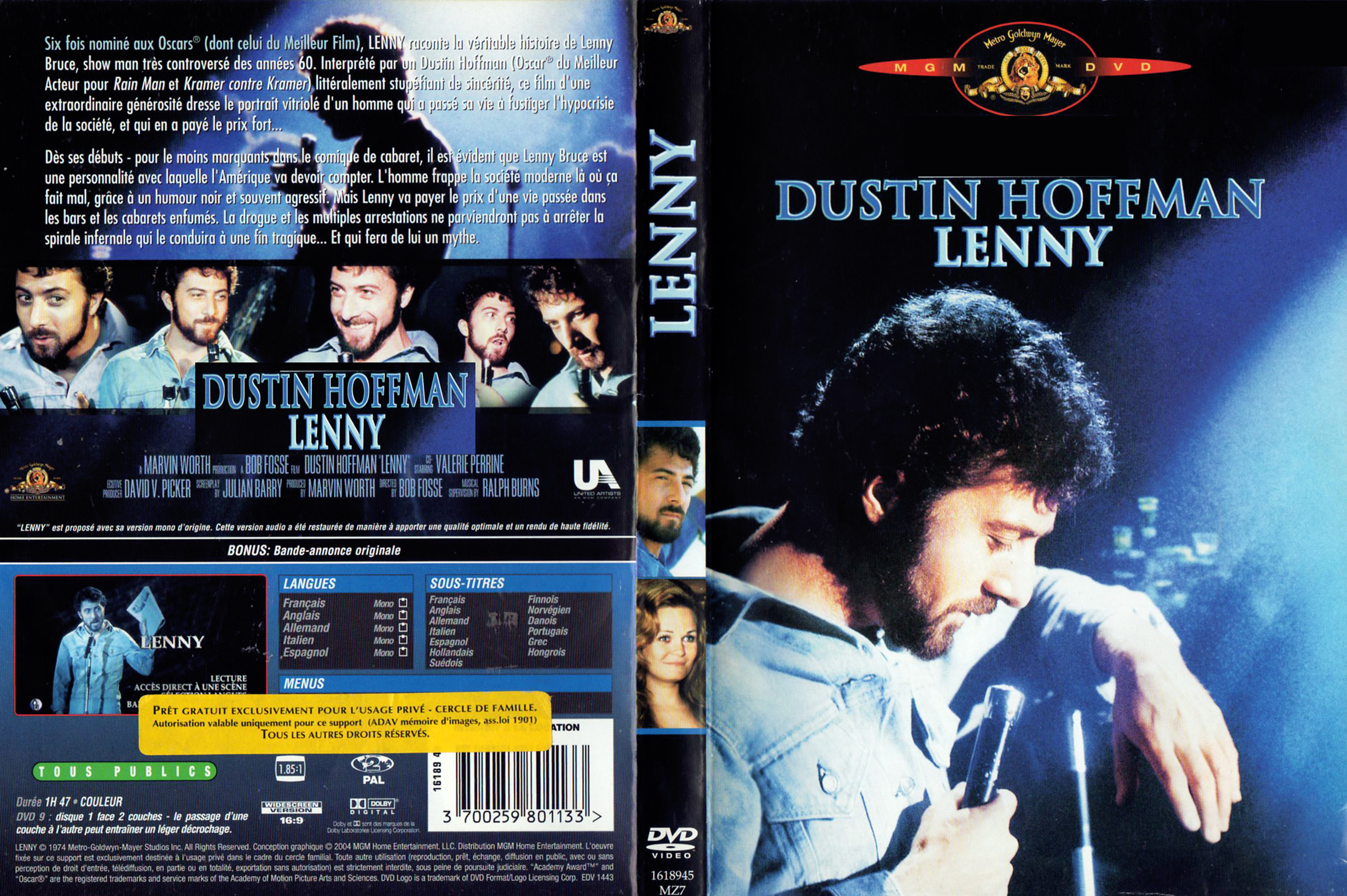 Jaquette DVD Lenny
