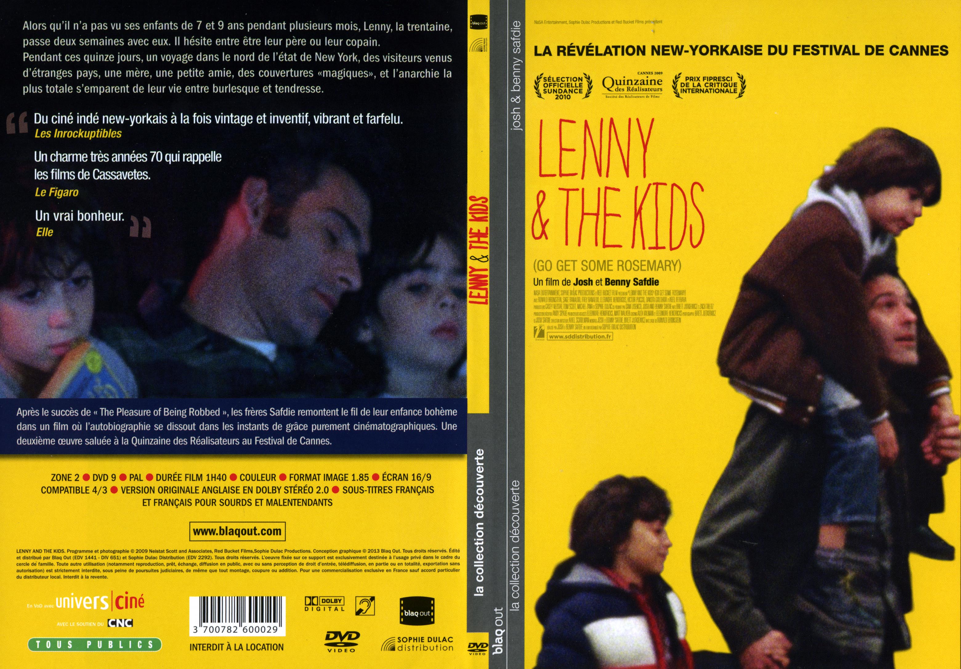 Jaquette DVD Lenny and the Kids