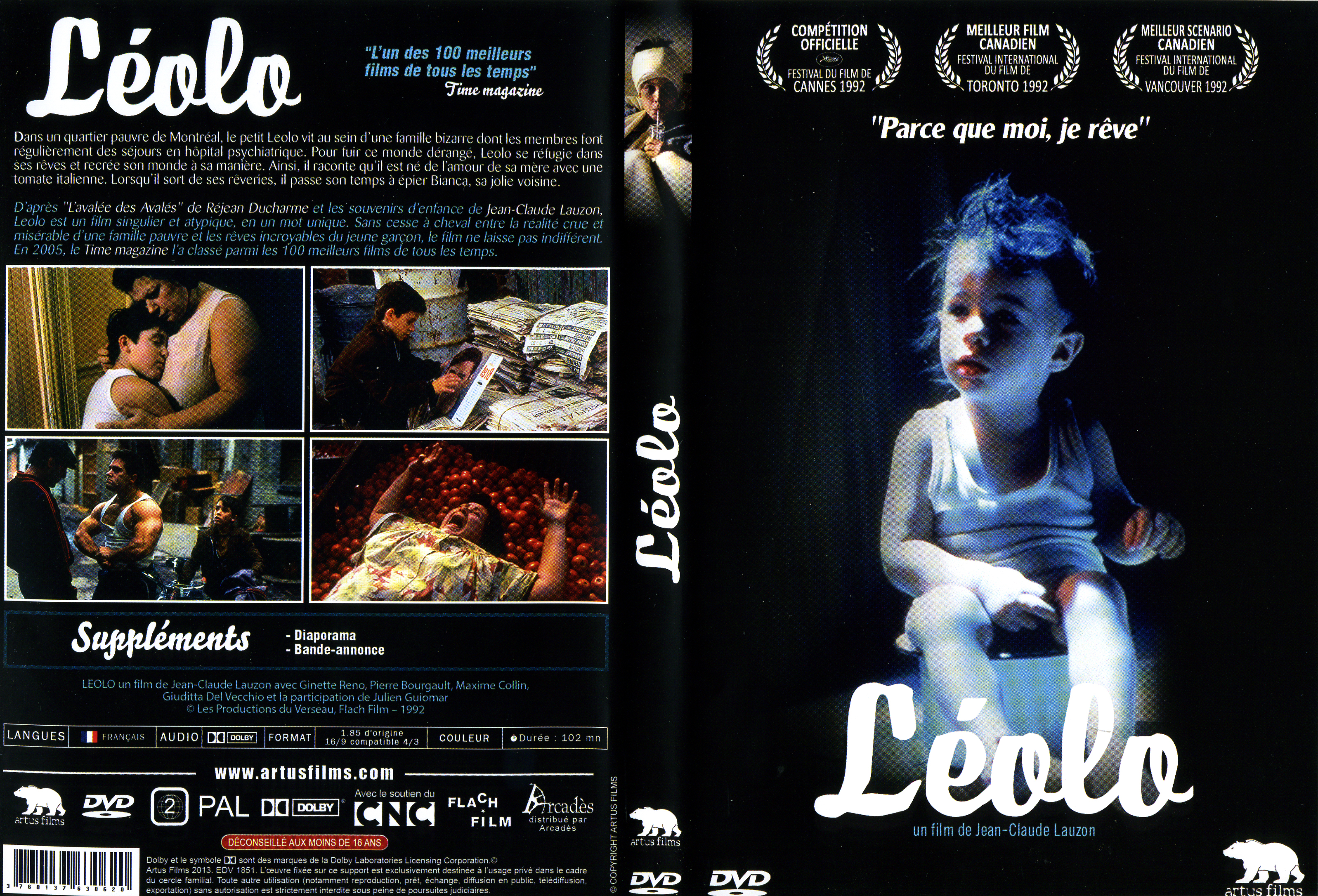 Jaquette DVD Leolo v2
