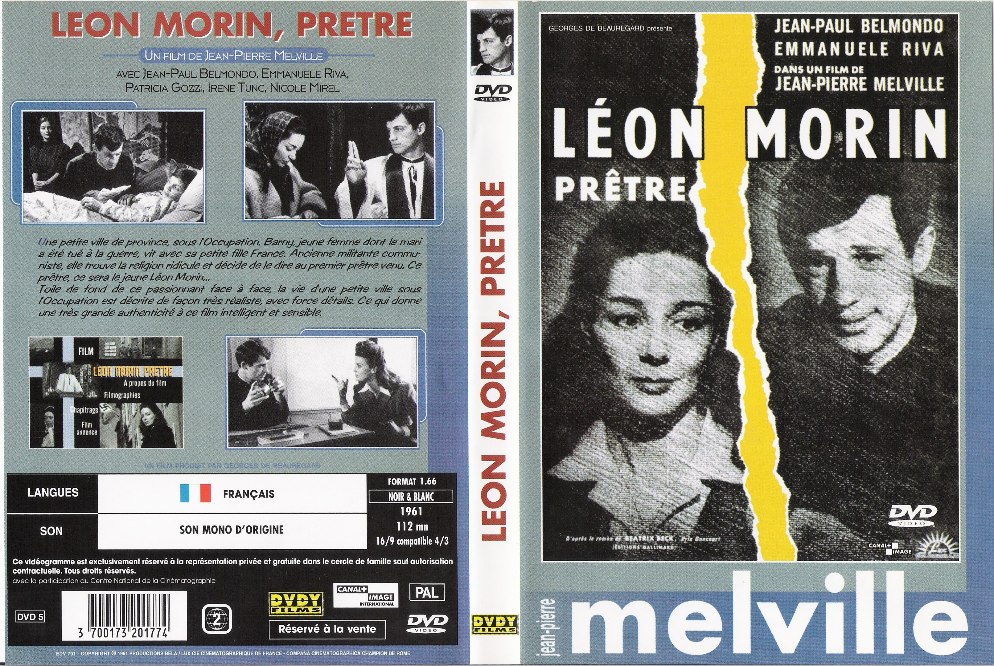 Jaquette DVD Leon Morin pretre