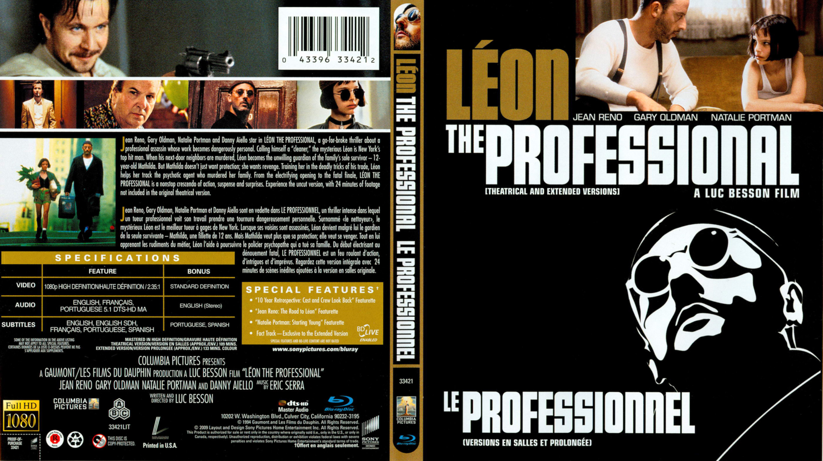 Jaquette DVD Leon (BLU-RAY) v2