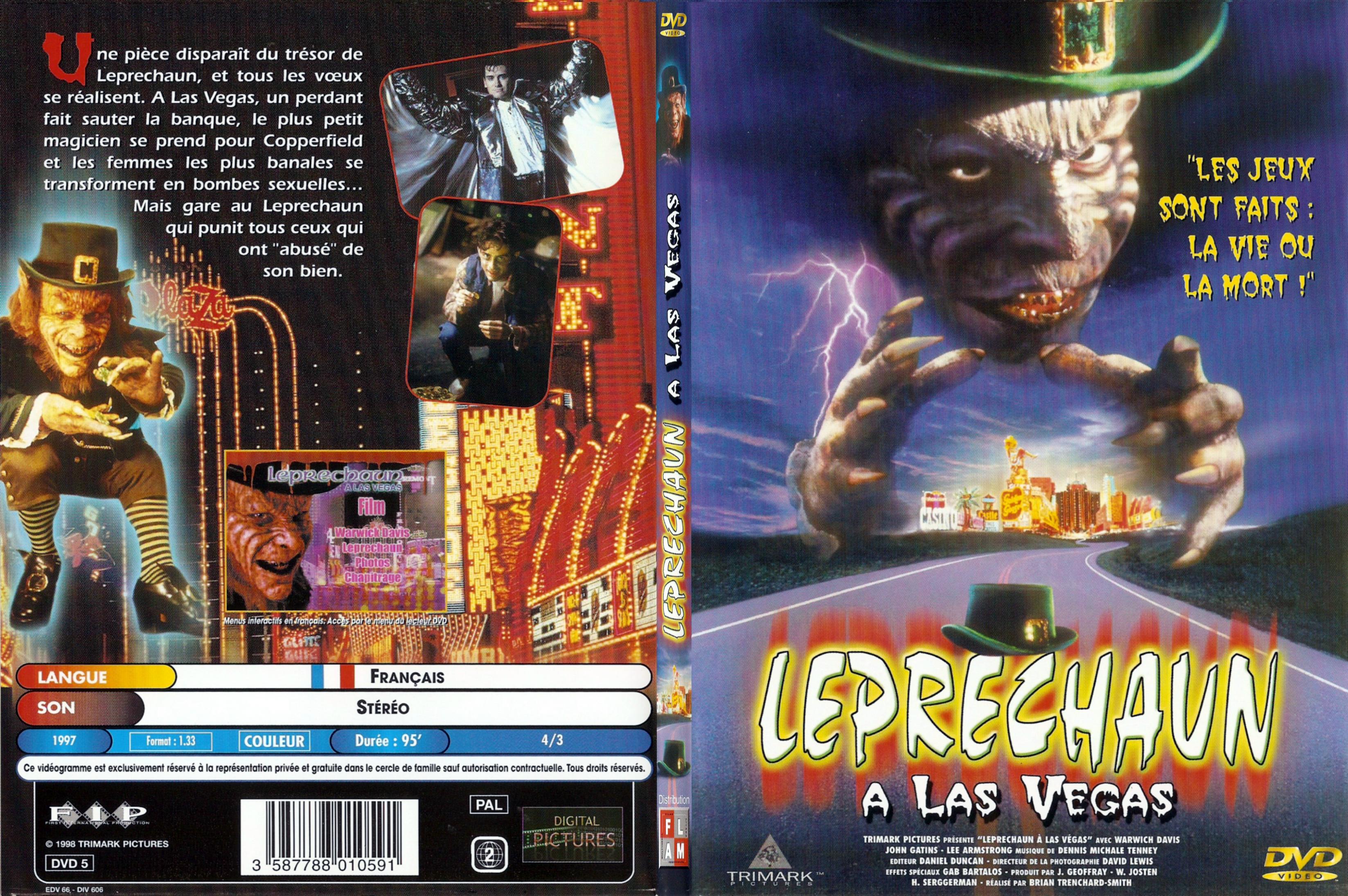 Jaquette DVD Leprechaun  Las Vegas - SLIM