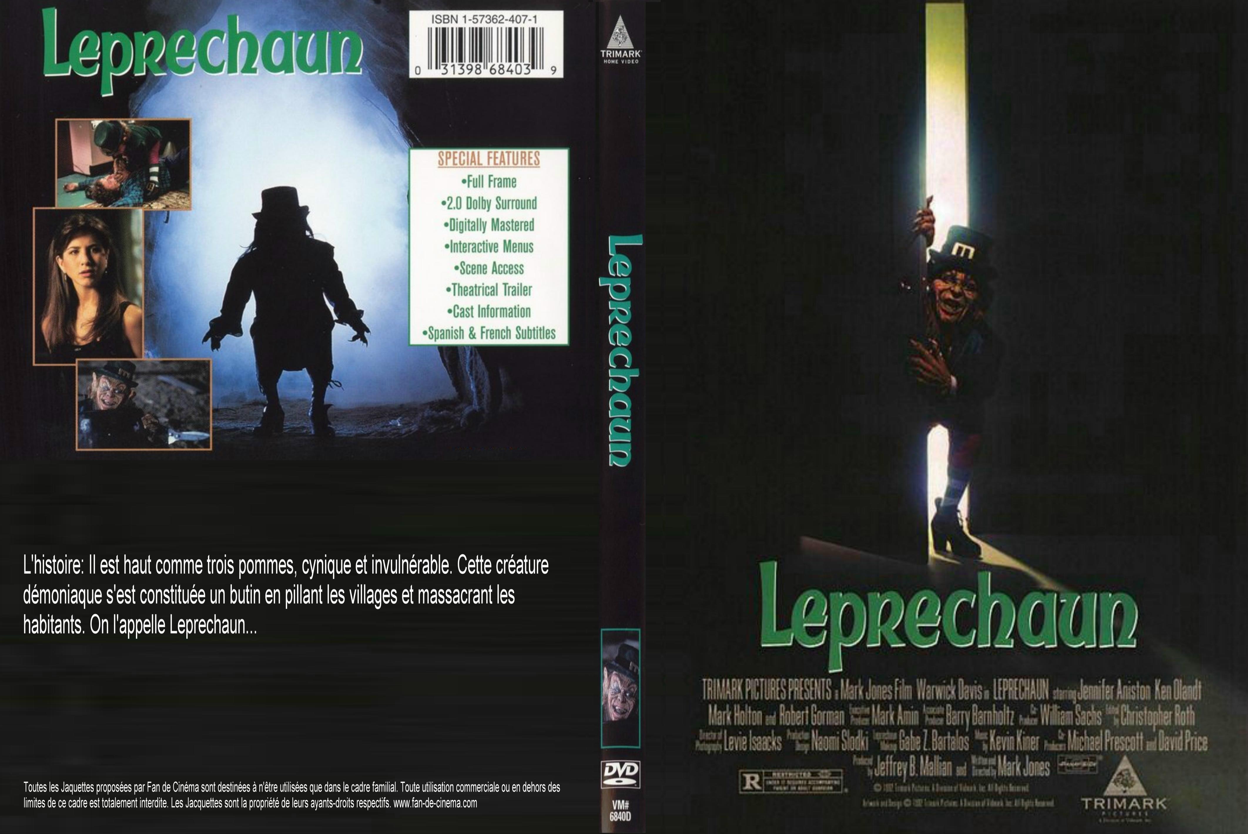 Jaquette DVD Leprechaun custom - SLIM