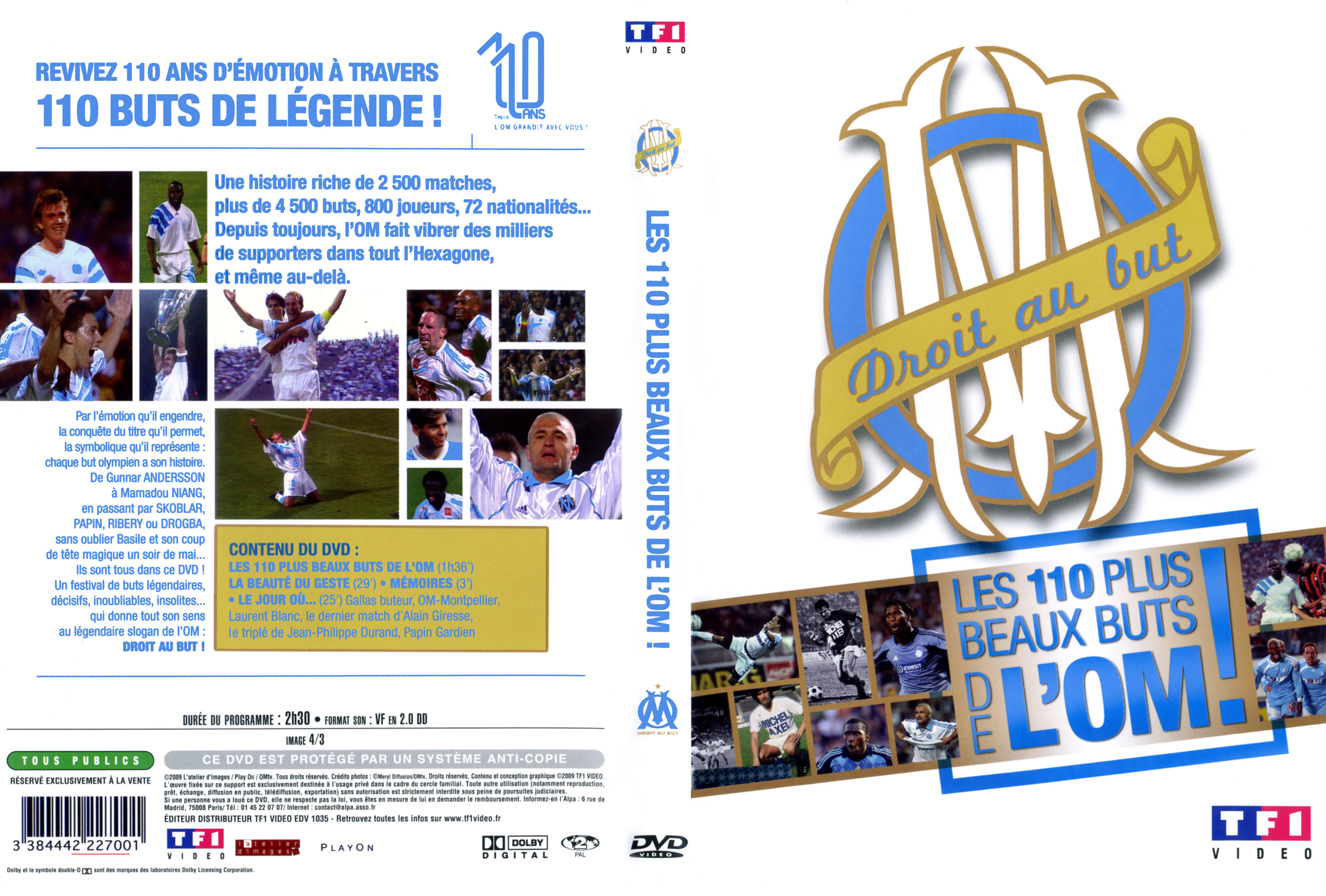 Jaquette DVD Les 110 plus beaux buts de l