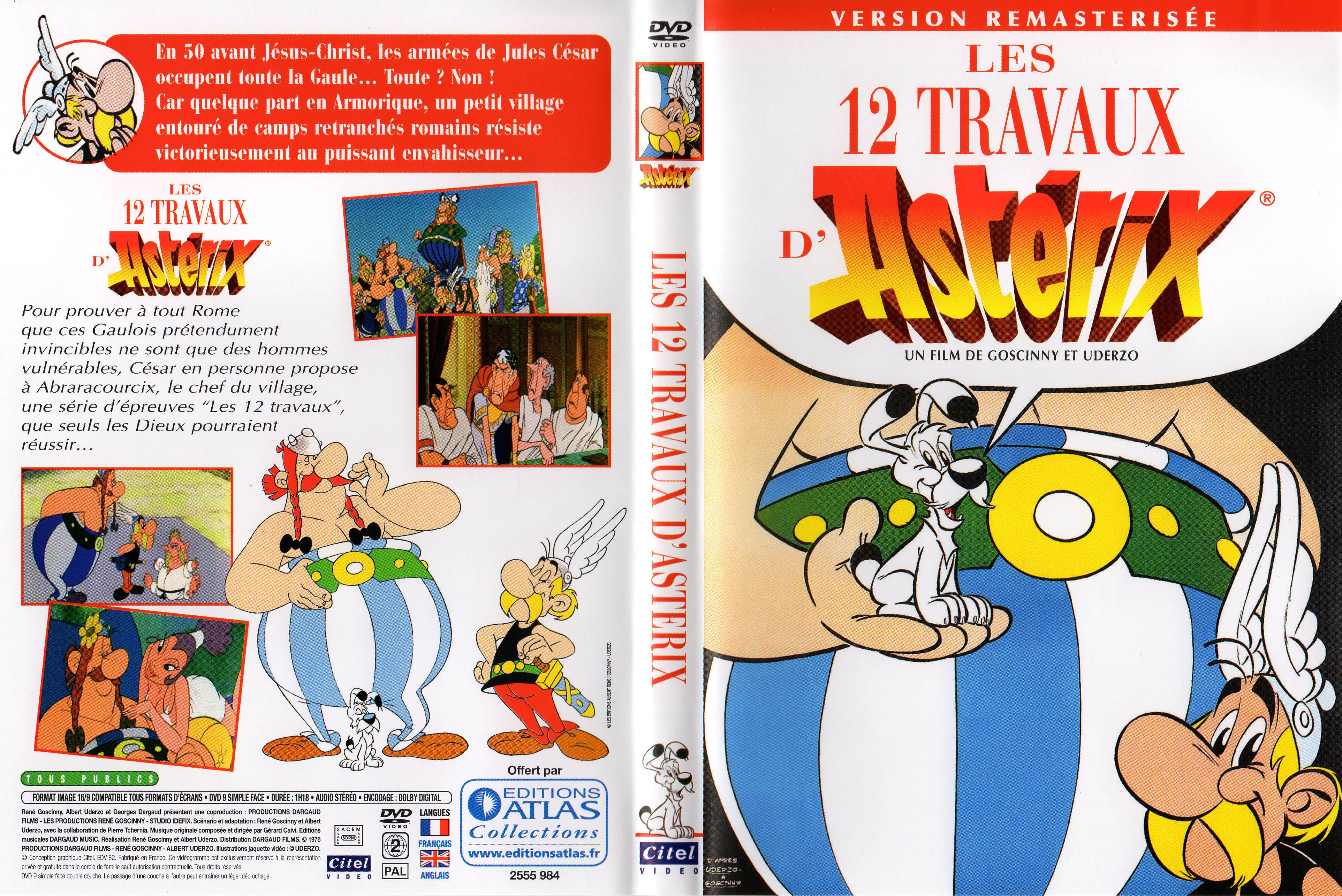 Jaquette DVD Les 12 Travaux d