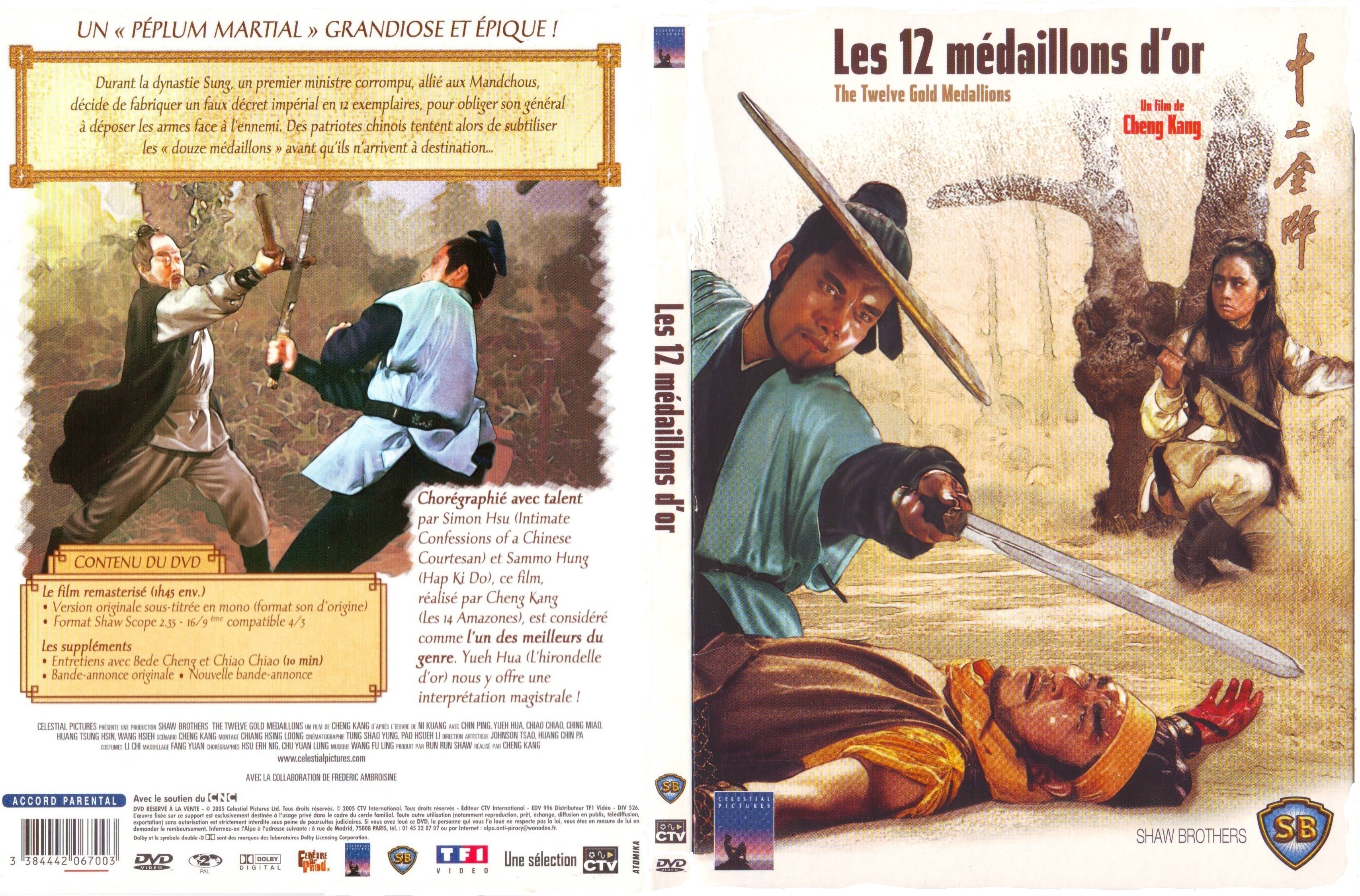 Jaquette DVD Les 12 medaillons d