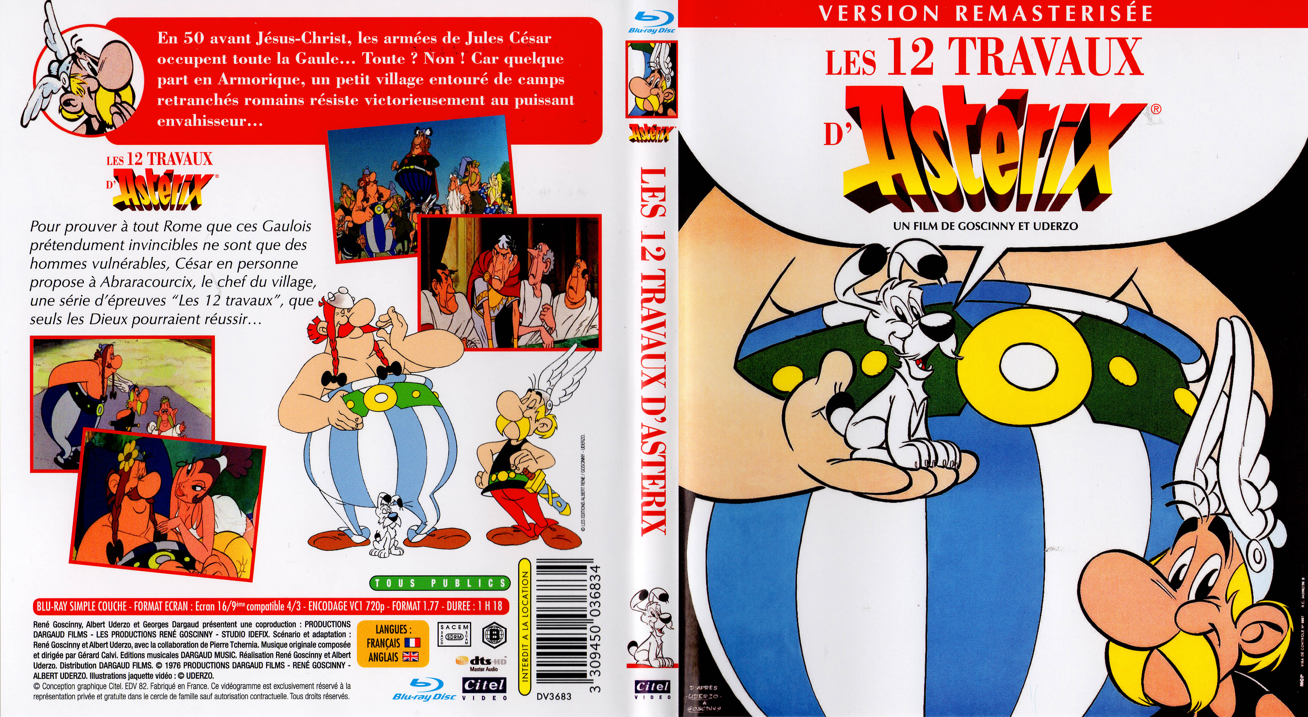 Jaquette DVD Les 12 travaux d