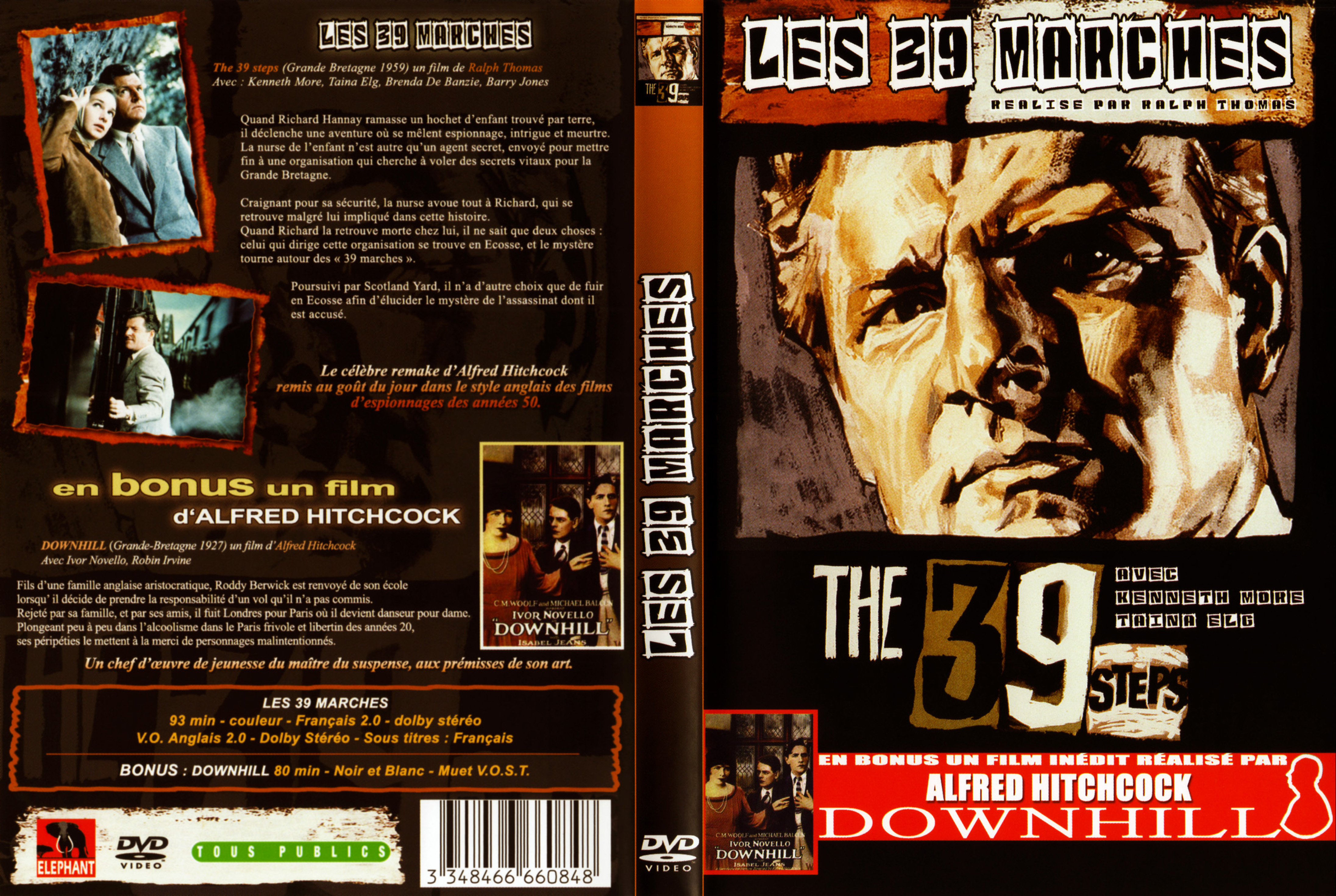 Jaquette DVD Les 39 marches (1959)