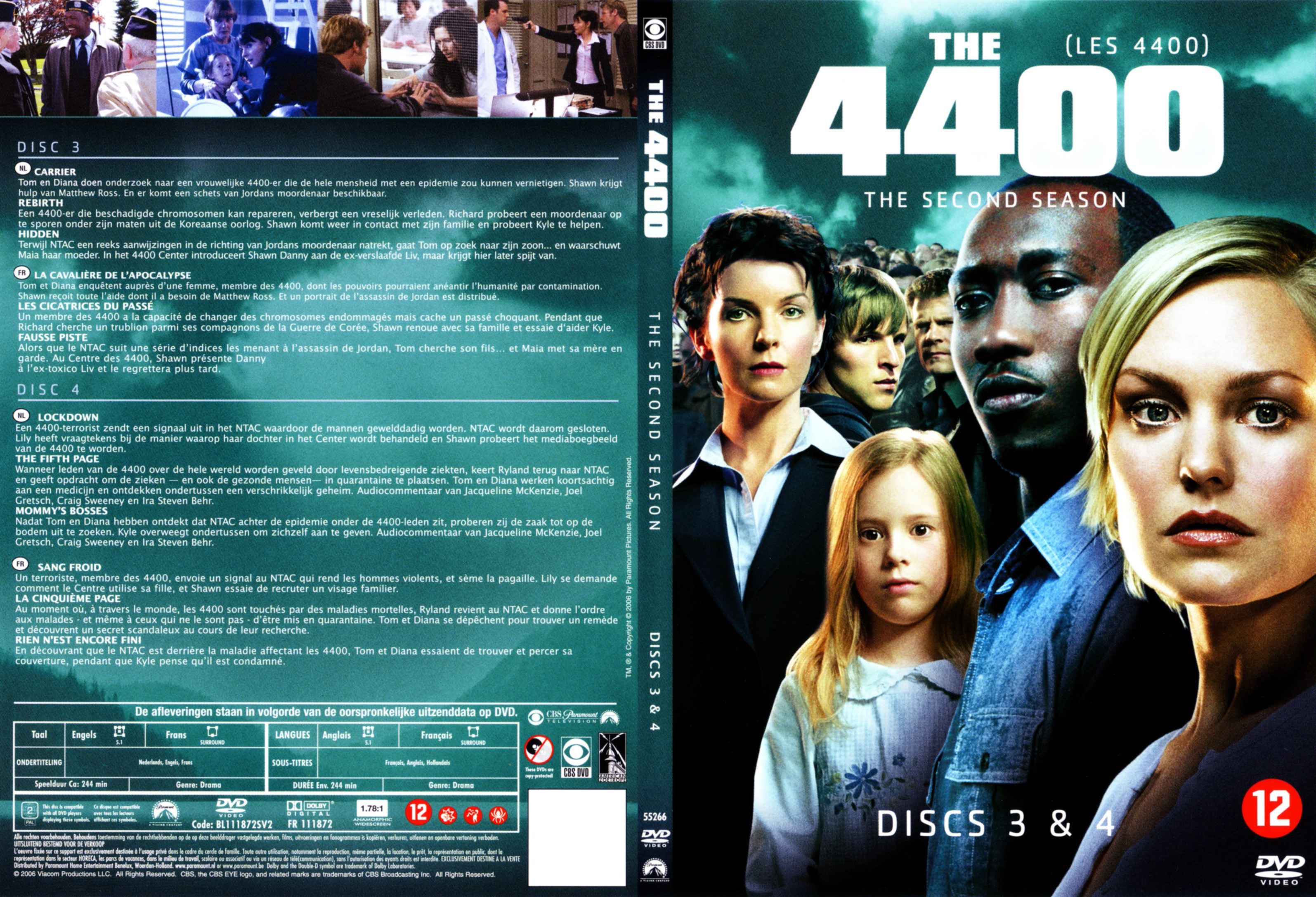 Jaquette DVD Les 4400 Saison 2 DVD 2