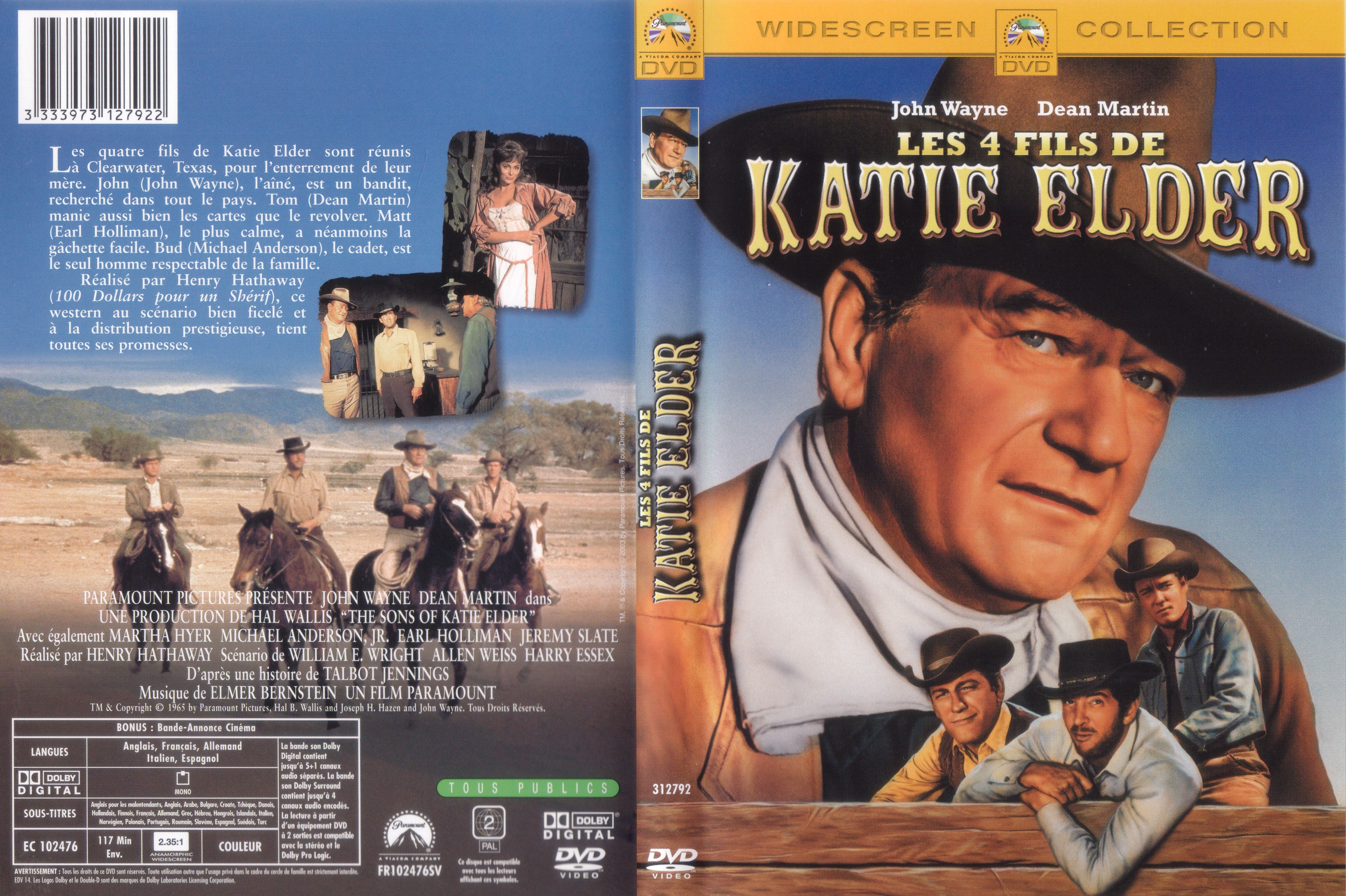 Jaquette DVD Les 4 fils de Katie Elder