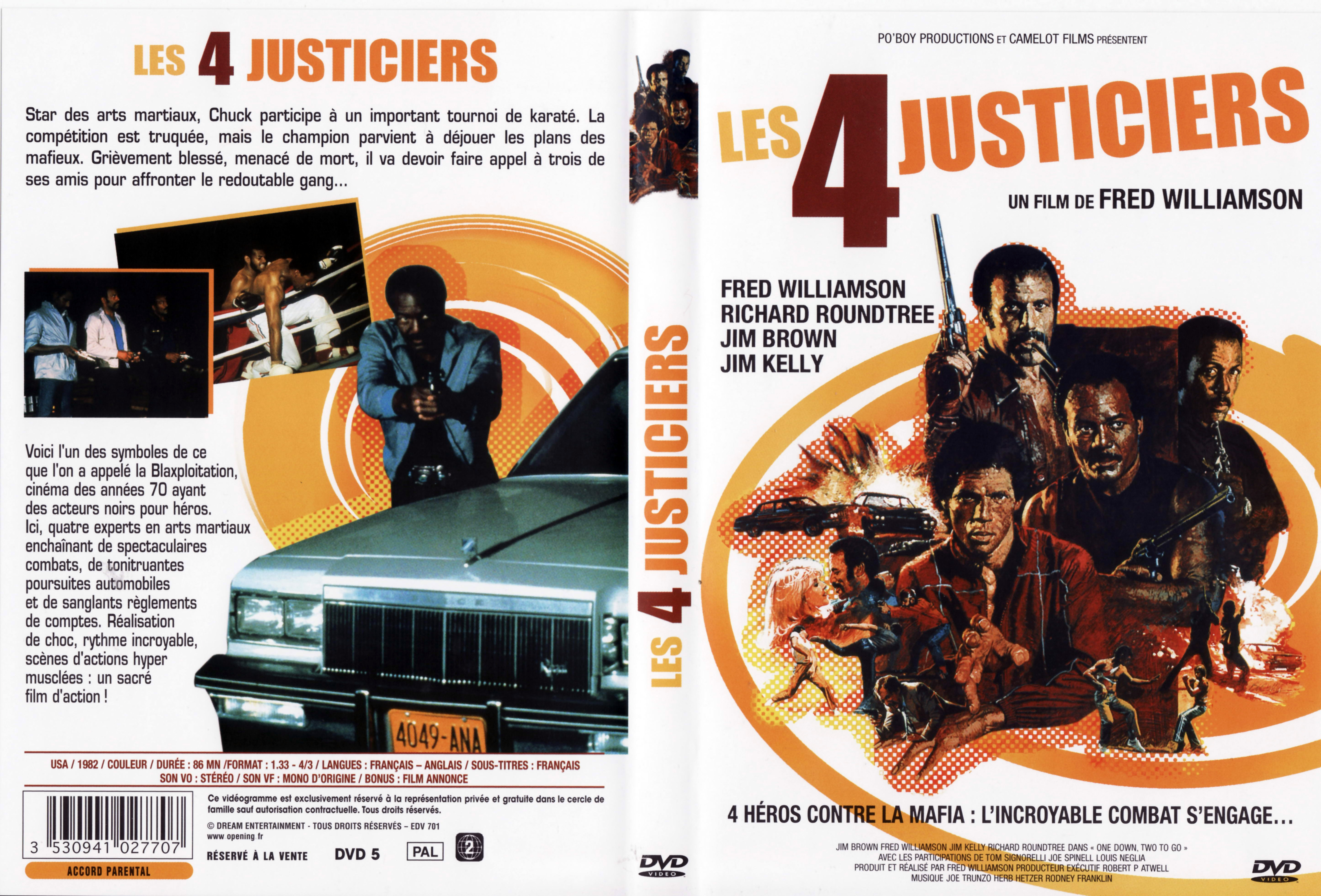 Jaquette DVD Les 4 justiciers