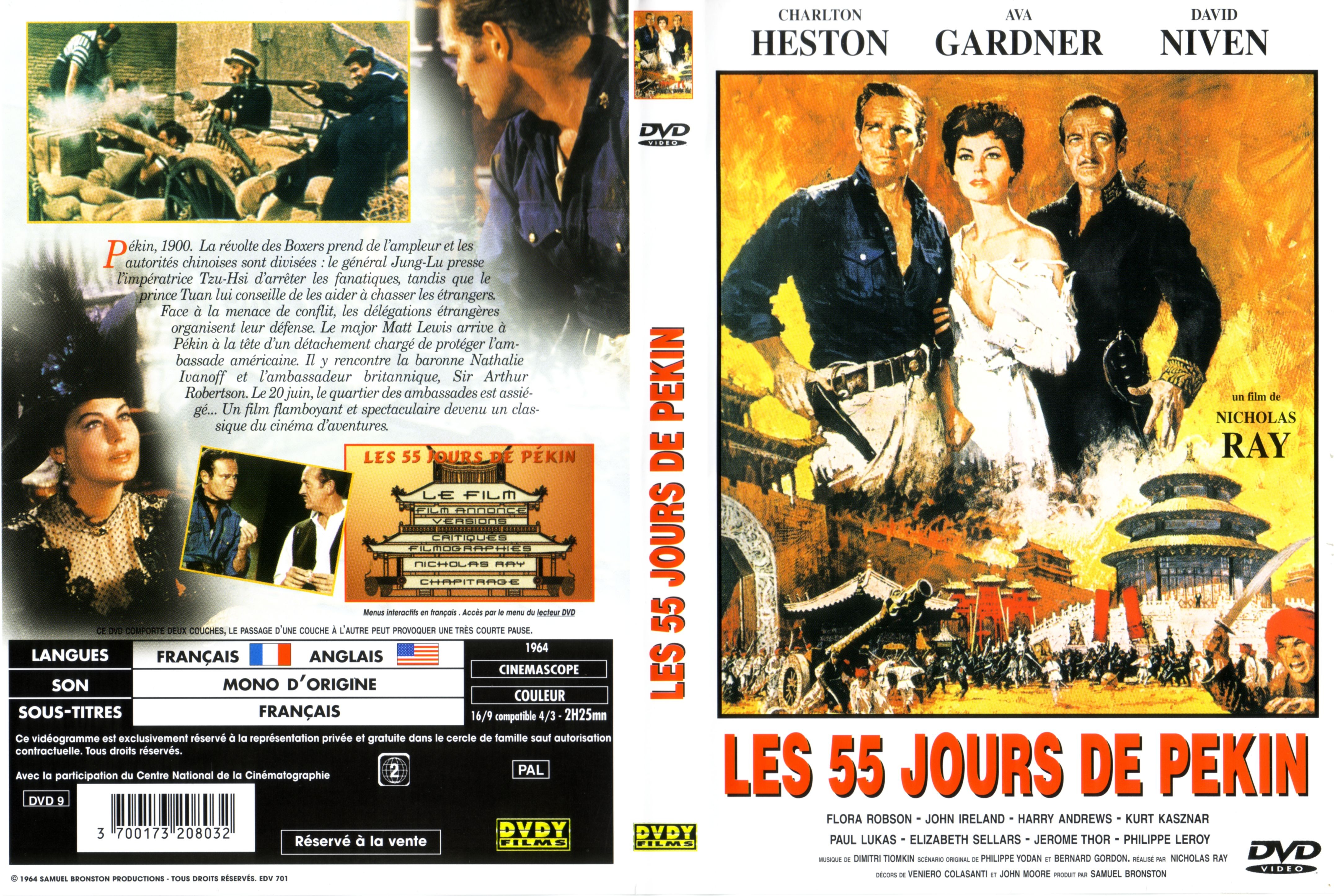 Jaquette DVD Les 55 jours de Pkin