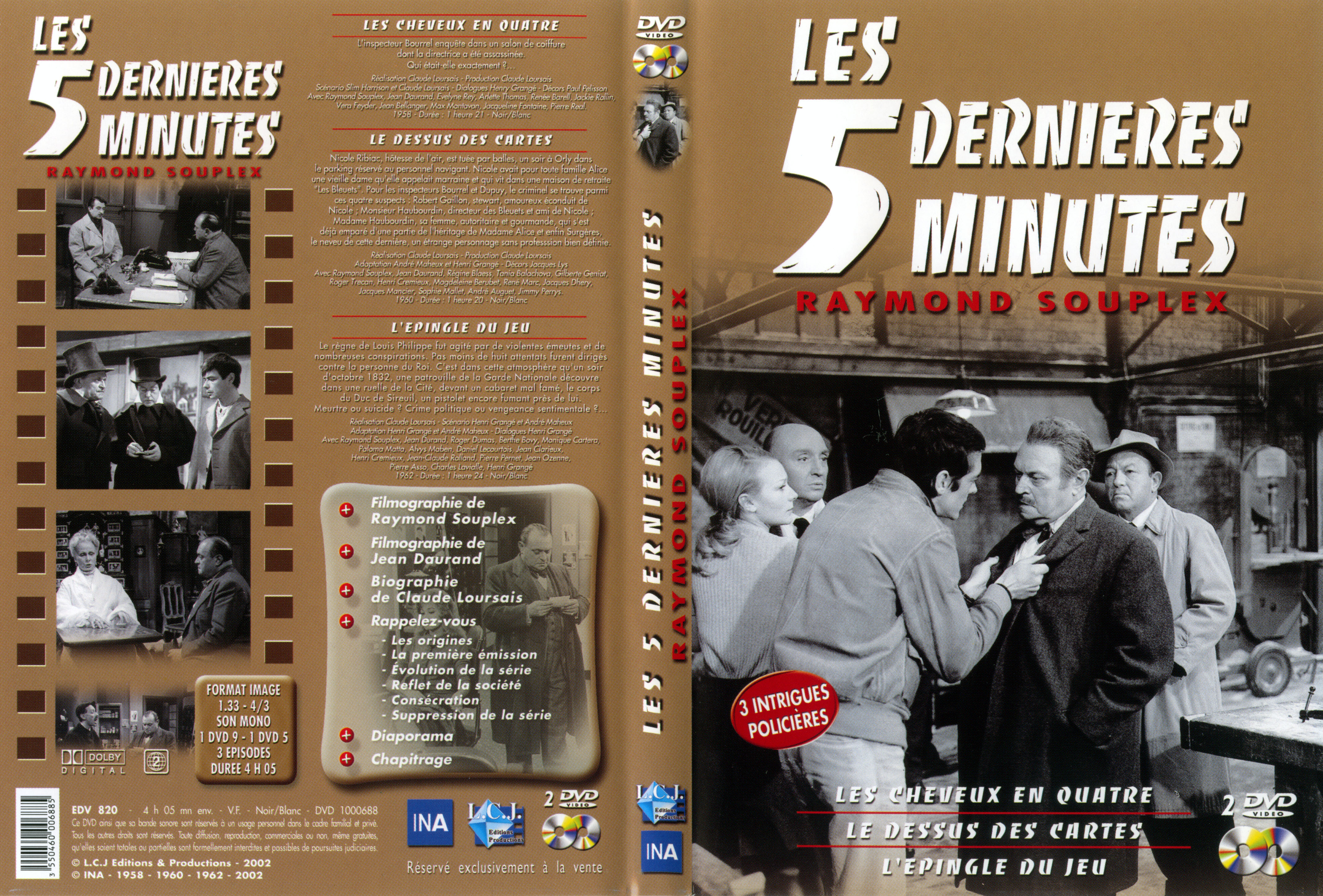 Jaquette DVD Les 5 dernires minutes Saison 04