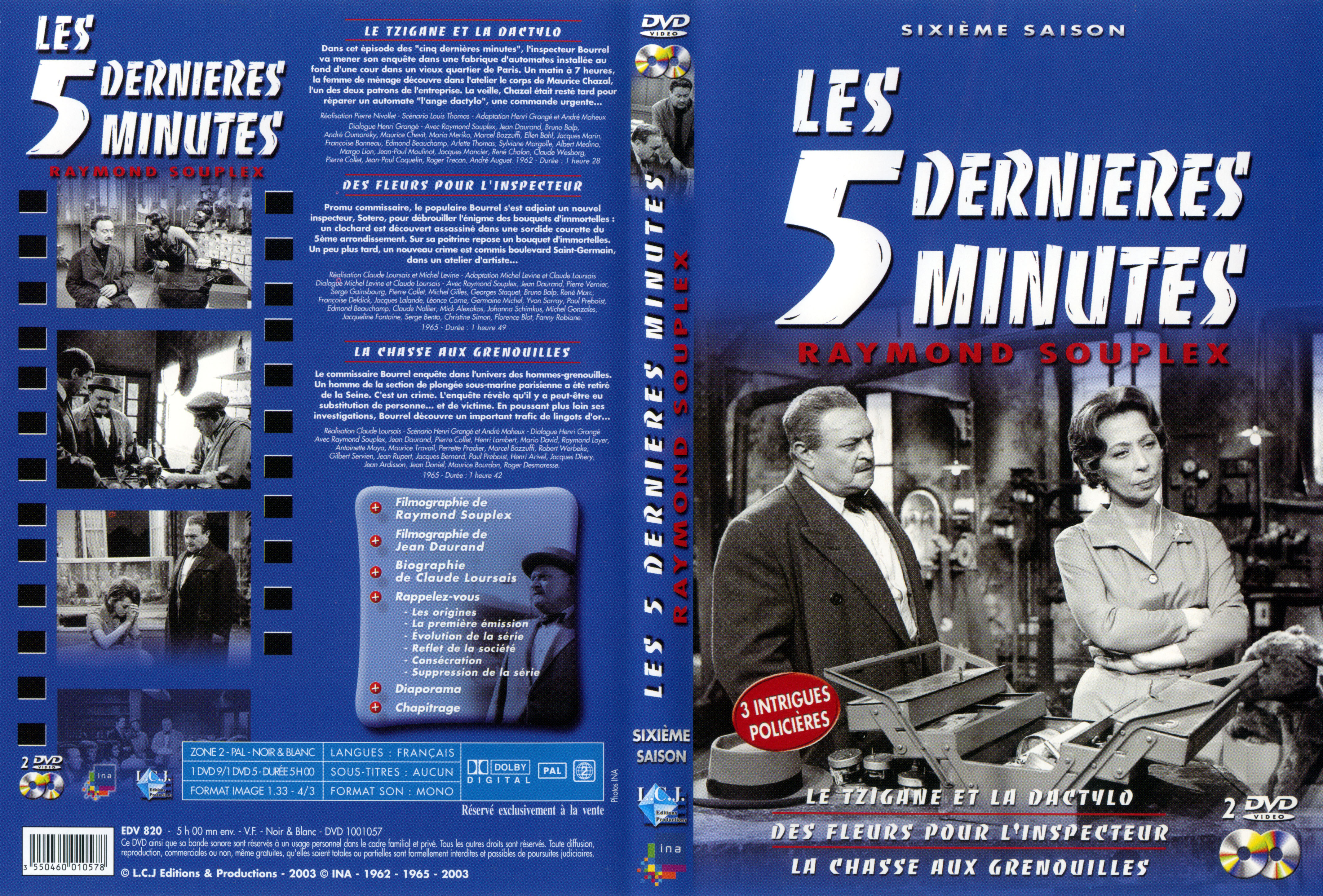 Jaquette DVD Les 5 dernires minutes Saison 06