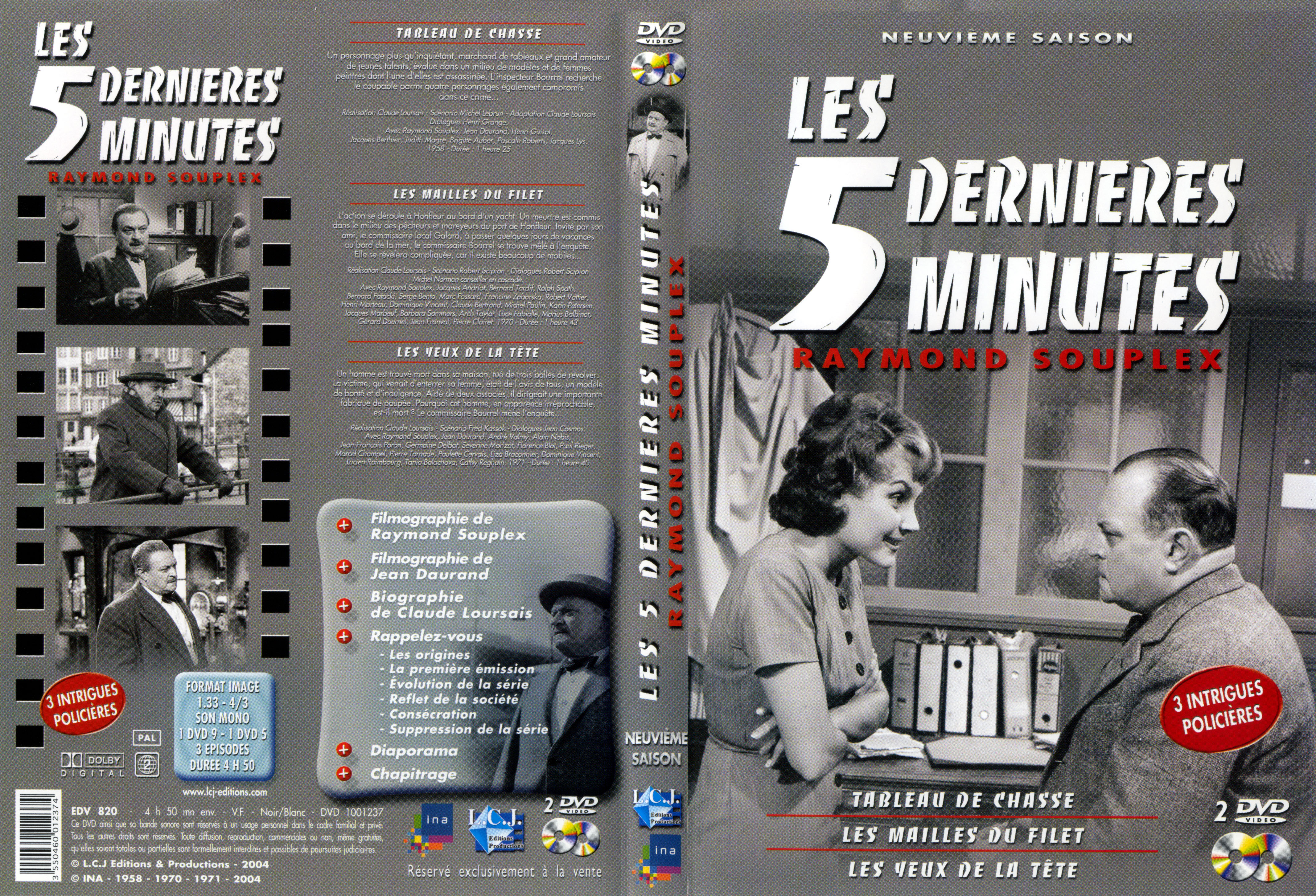 Jaquette DVD Les 5 dernires minutes Saison 09