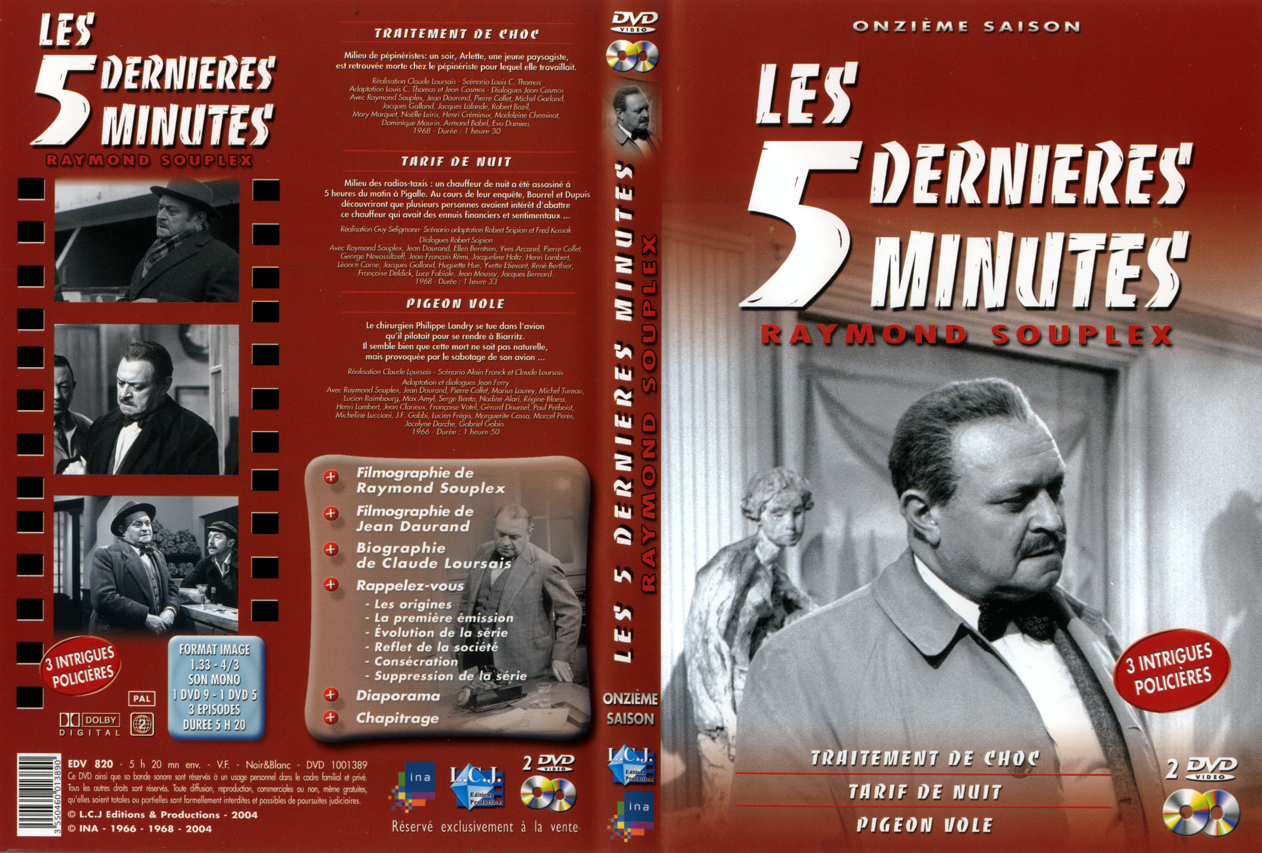 Jaquette DVD Les 5 dernires minutes Saison 11