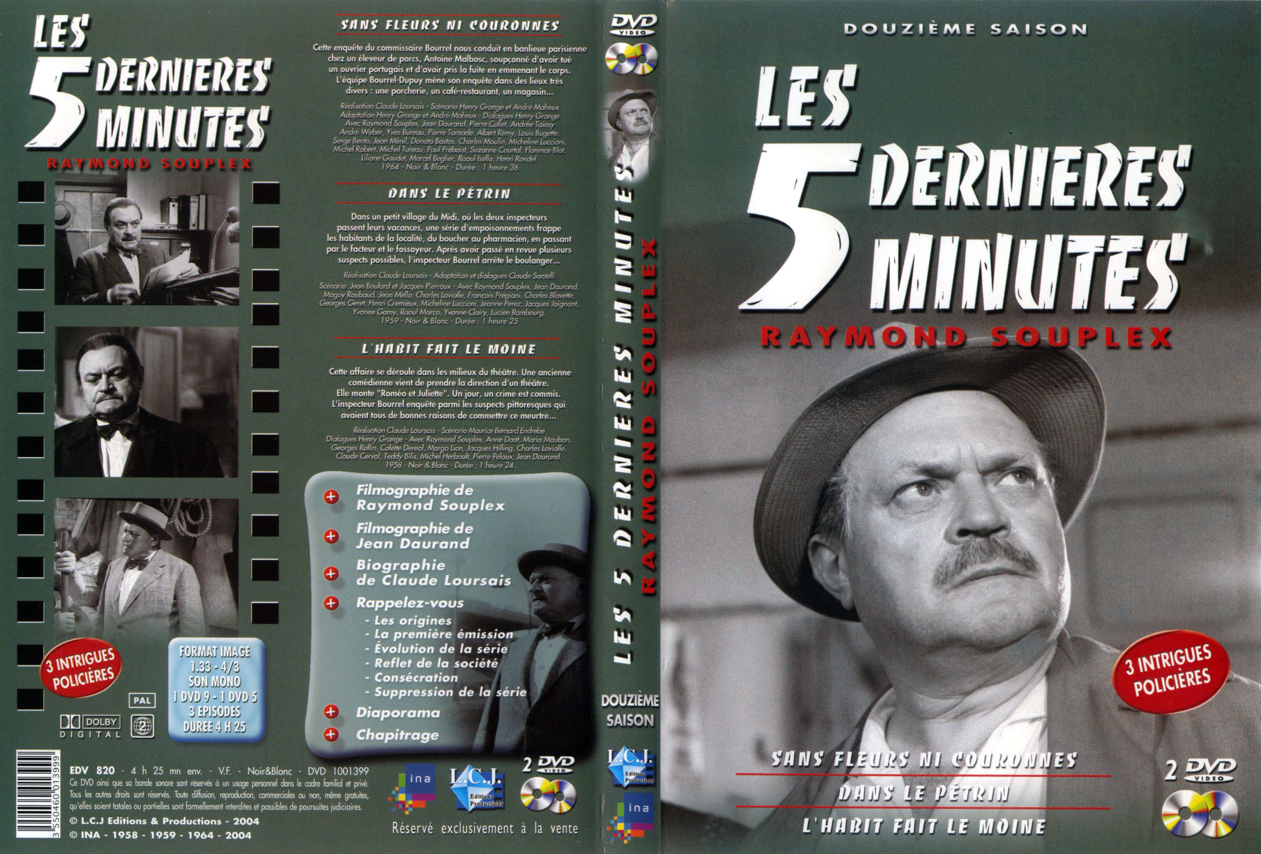 Jaquette DVD Les 5 dernires minutes Saison 12