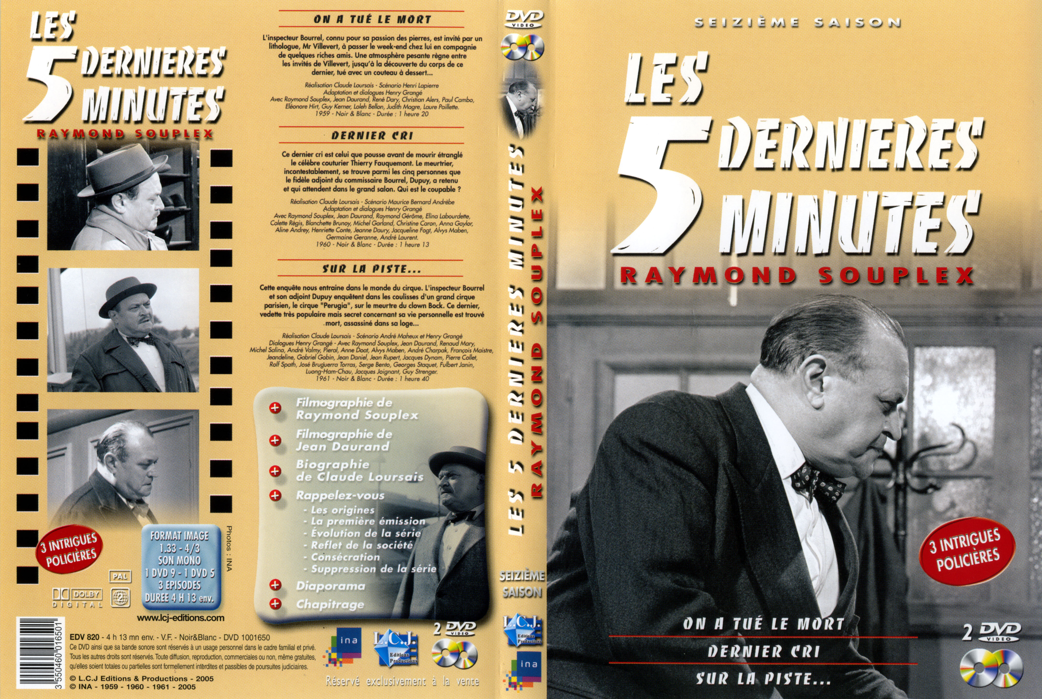 Jaquette DVD Les 5 dernires minutes Saison 16