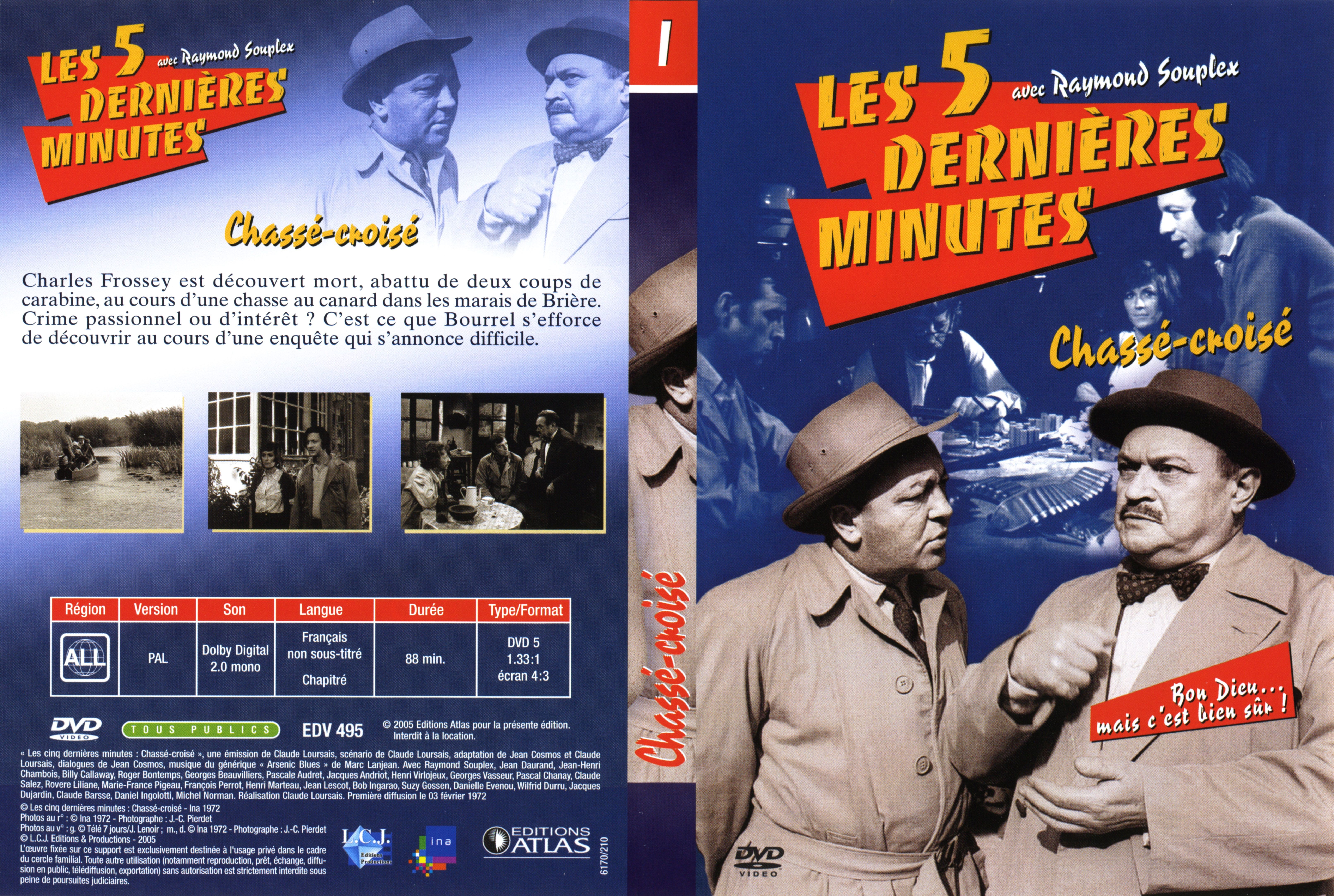 Jaquette DVD Les 5 dernieres minutes - Chass crois