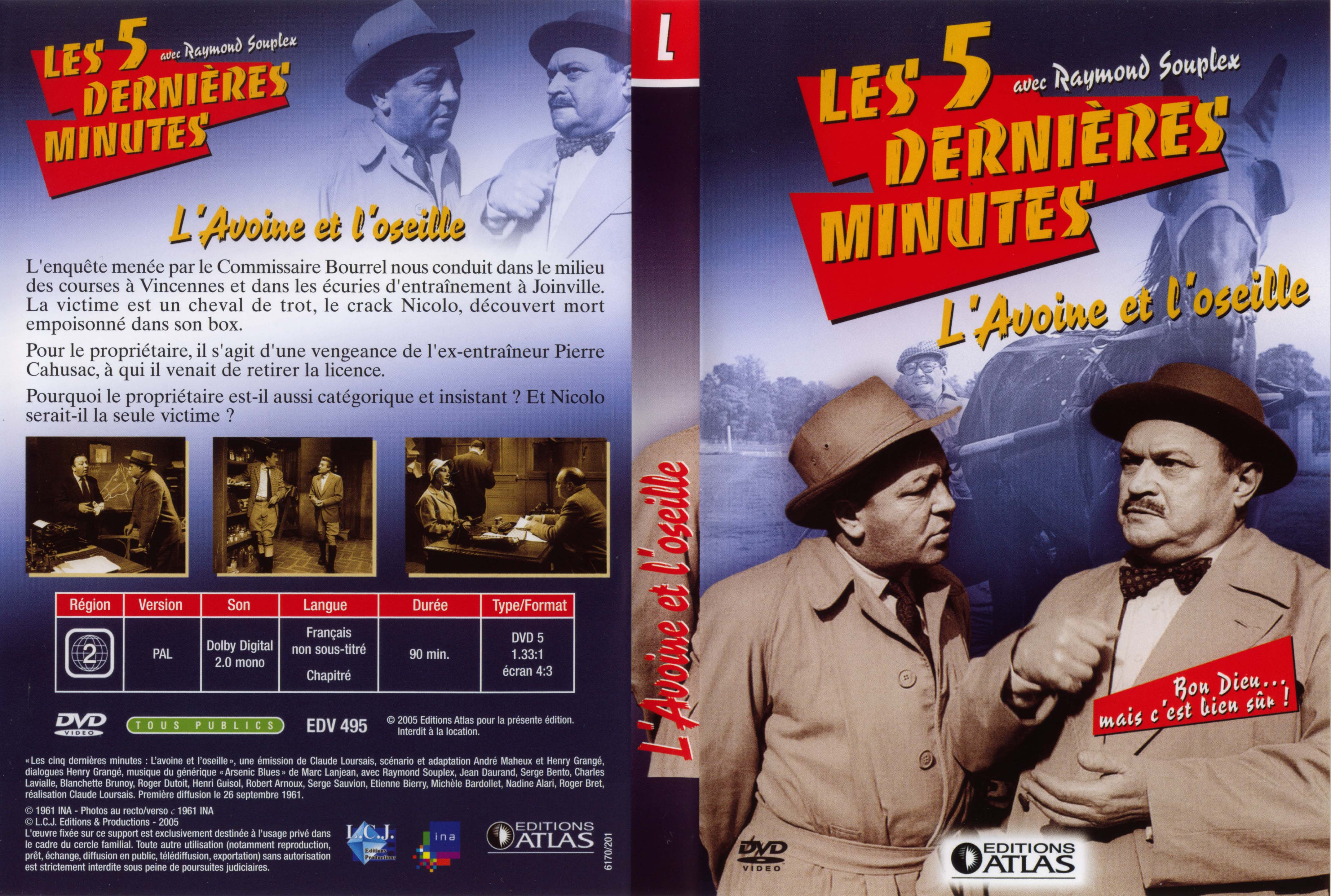 Jaquette DVD Les 5 dernieres minutes - L