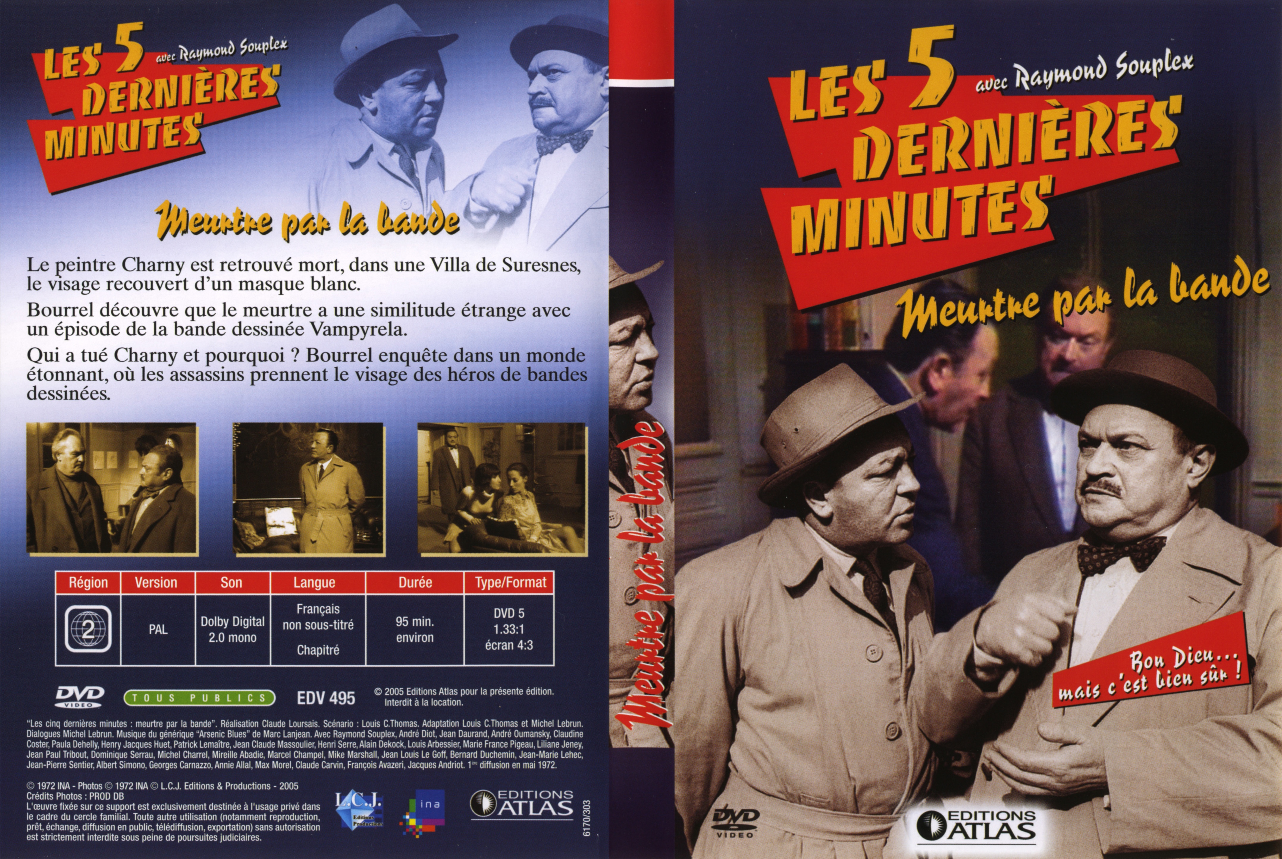 Jaquette DVD Les 5 dernieres minutes - Meurtre par la bande