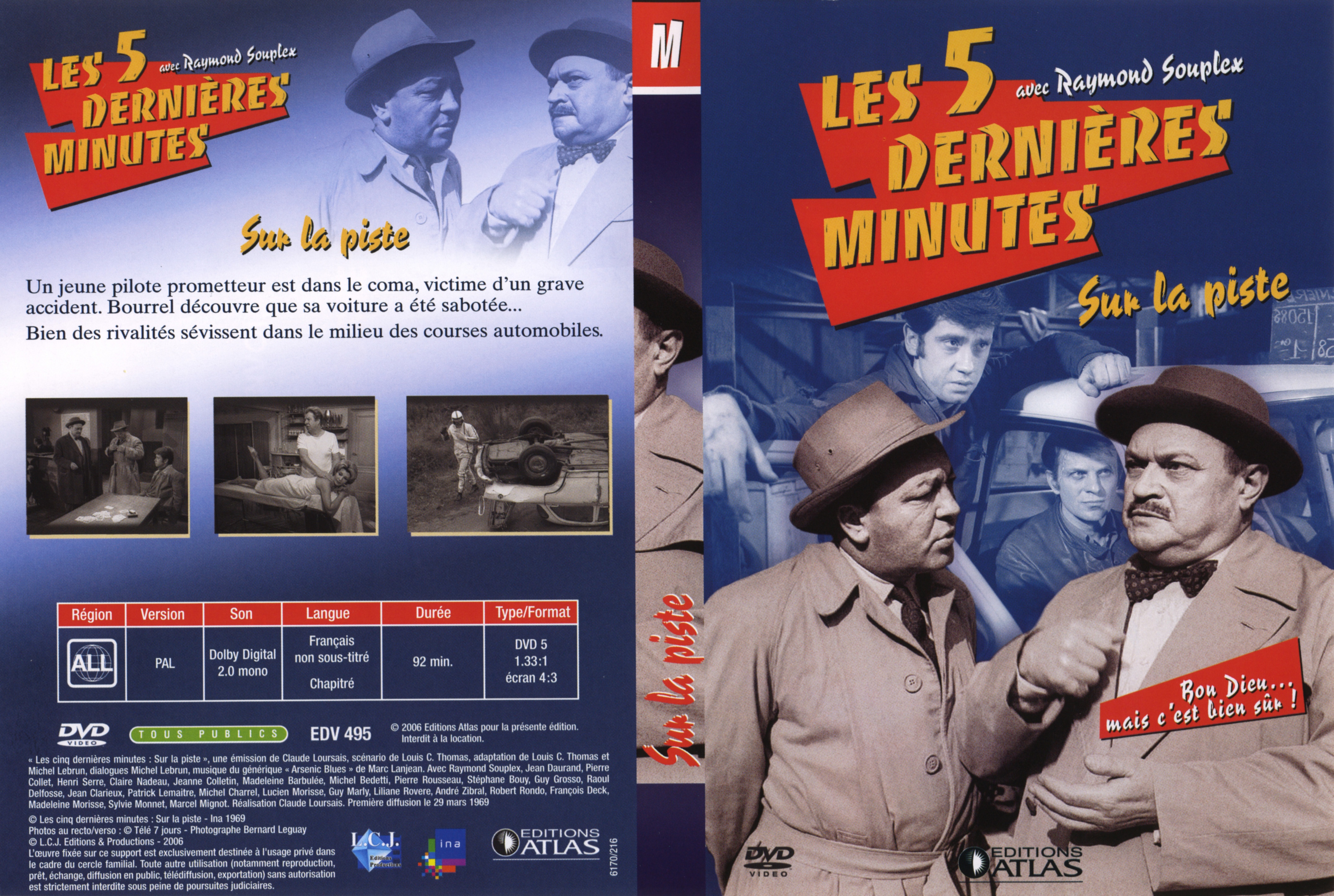 Jaquette DVD Les 5 dernieres minutes - Sur la piste