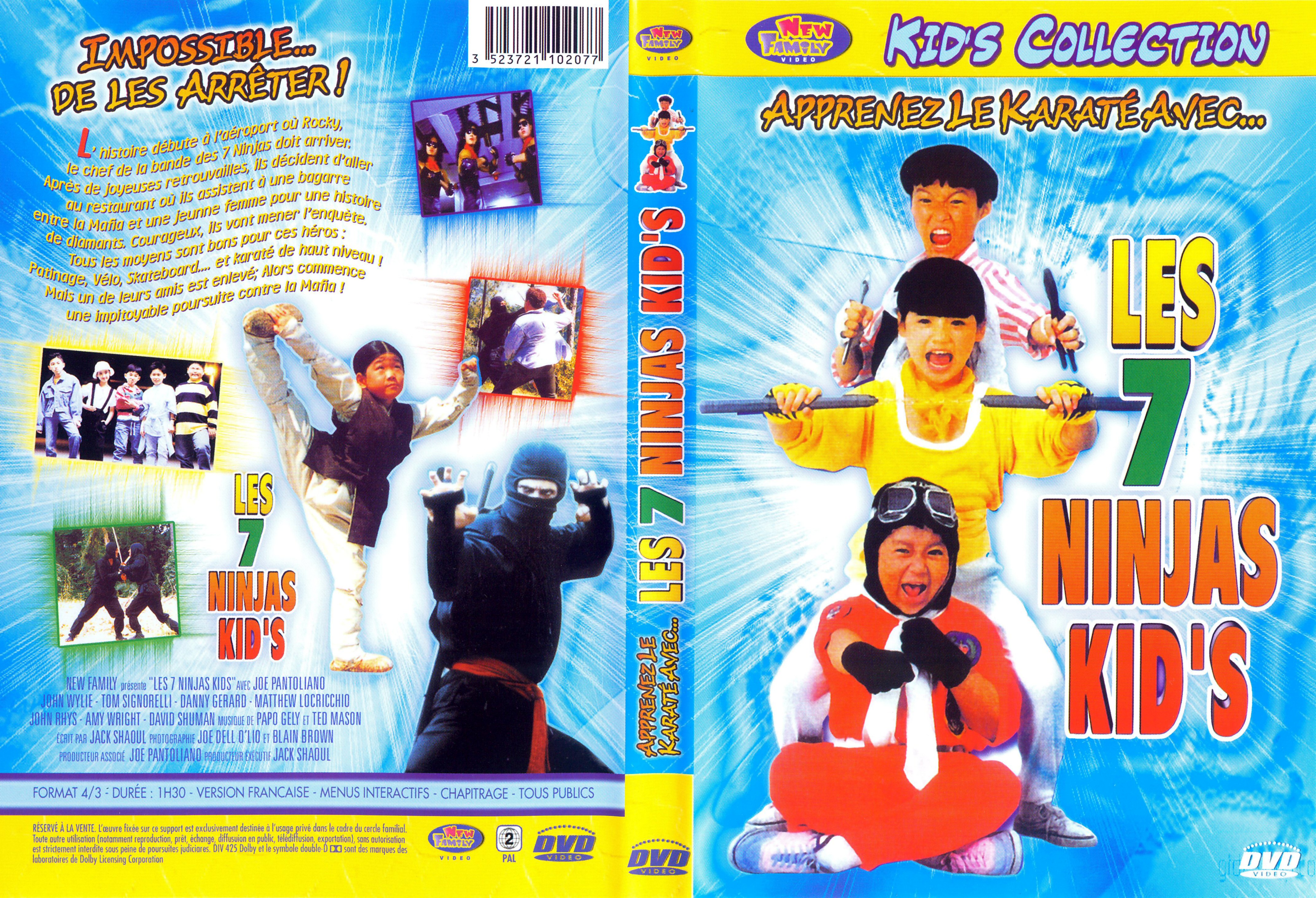 Jaquette DVD Les 7 ninjas kid