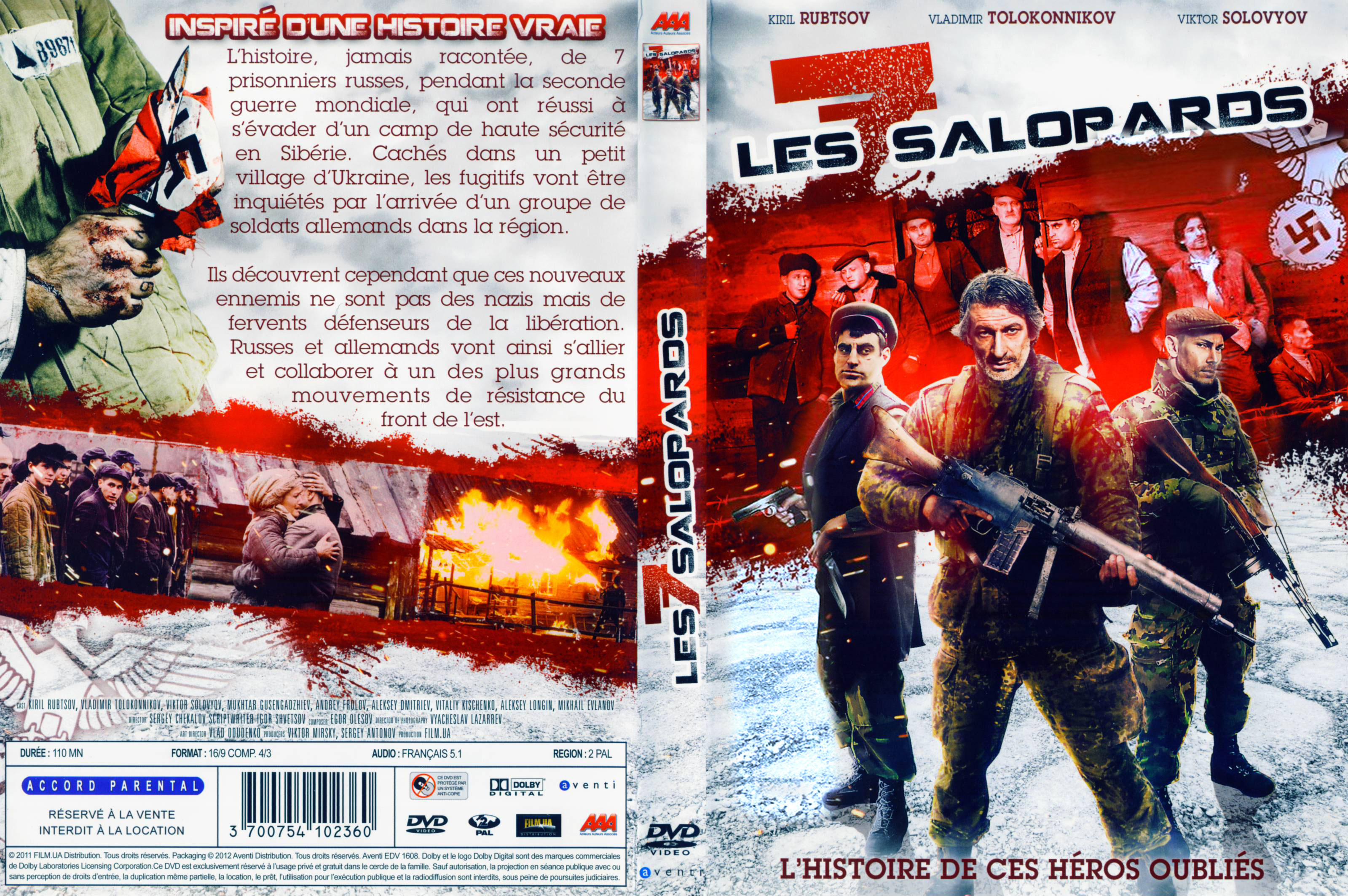 Jaquette DVD Les 7 salopards
