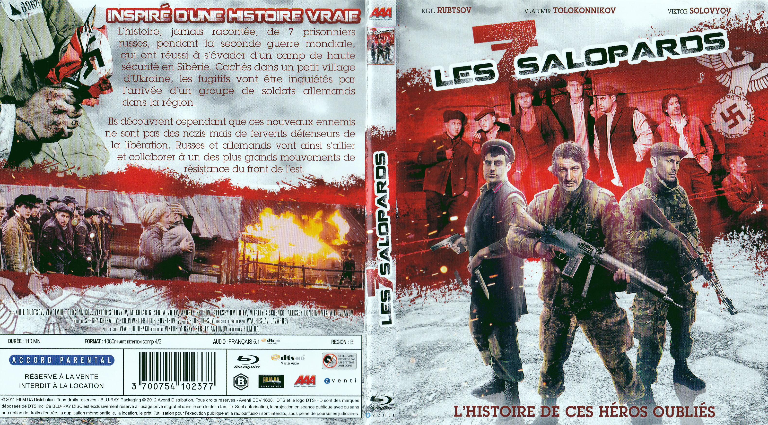 Jaquette DVD Les 7 salopards (BLU-RAY)