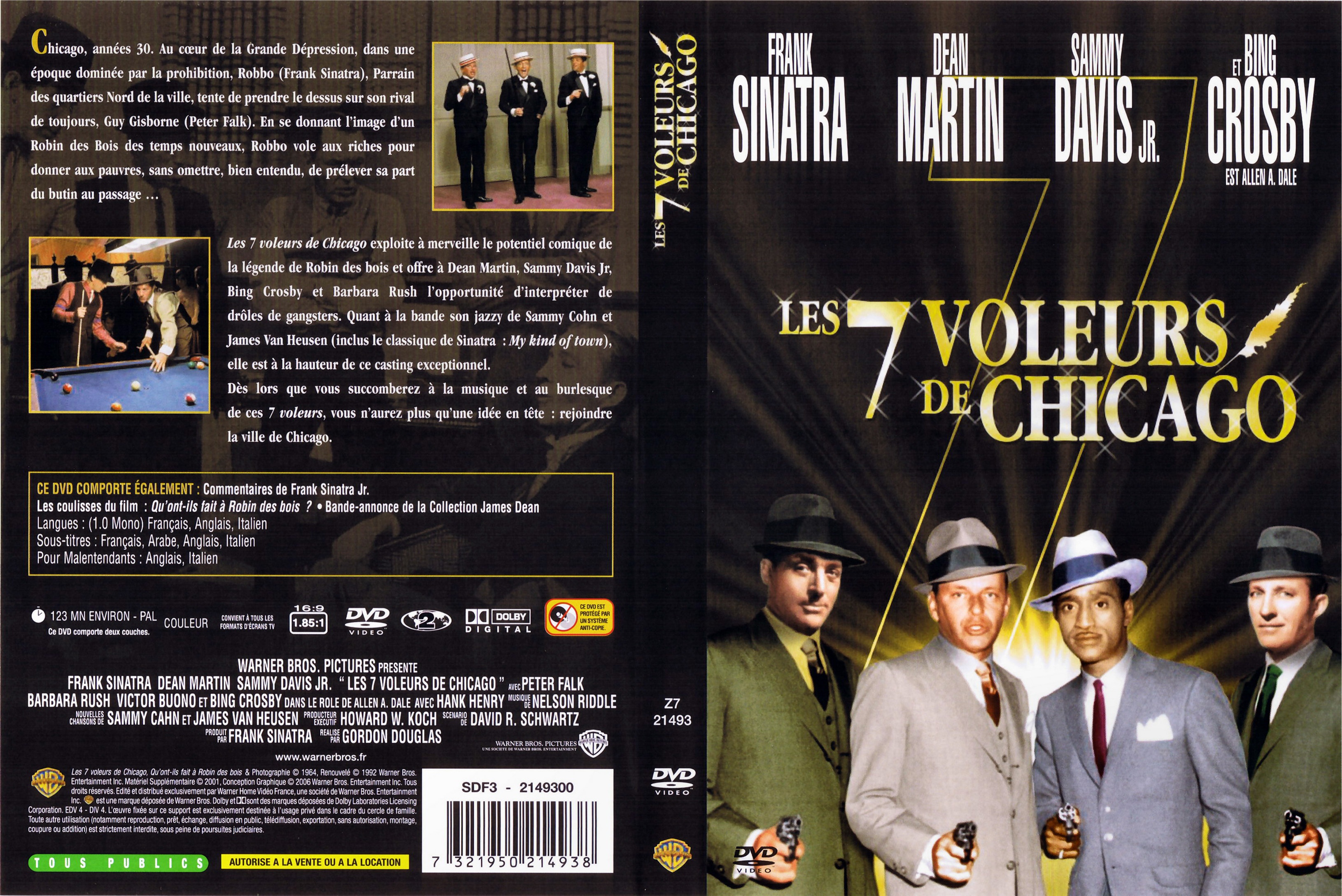 Jaquette DVD Les 7 voleurs de Chicago