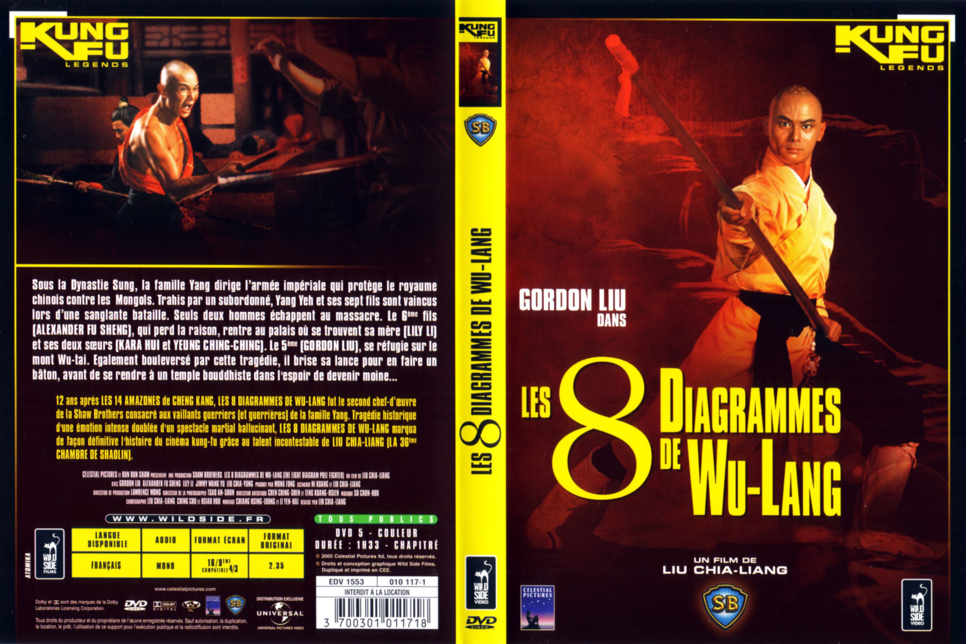 Jaquette DVD Les 8 diagrammes de Wu-Lang v2
