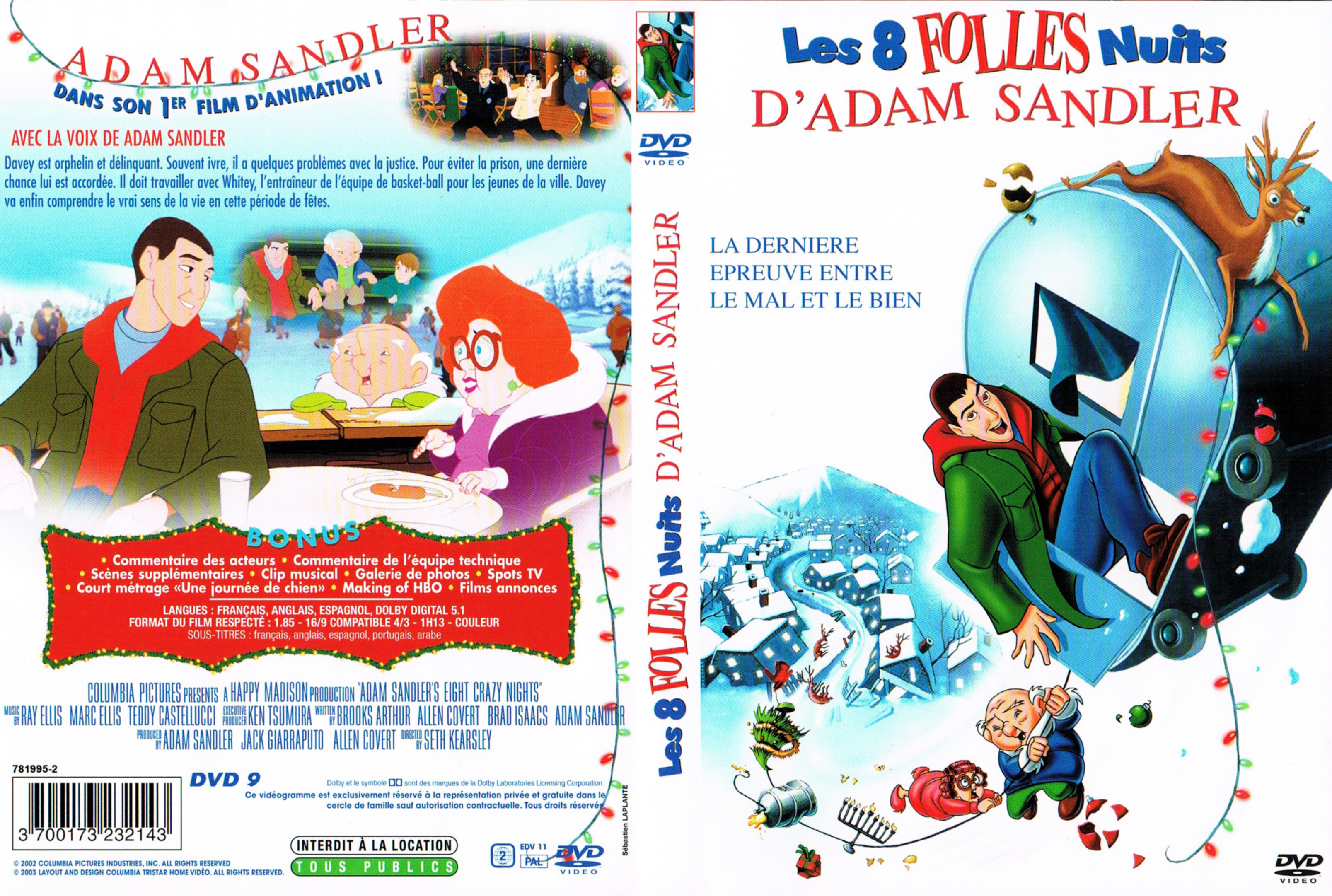 Jaquette DVD Les 8 folles nuits d