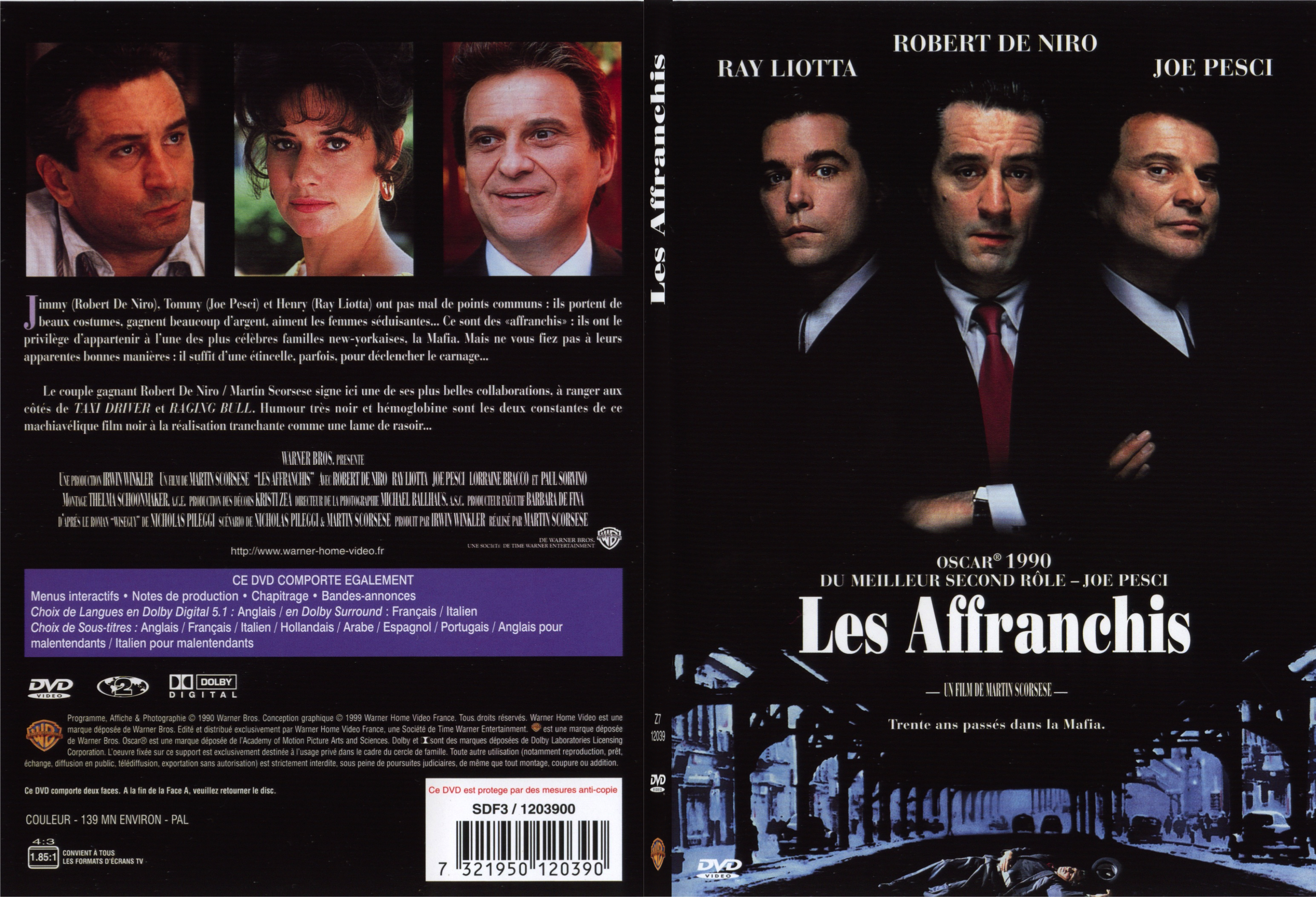 Jaquette DVD Les Affranchis - SLIM