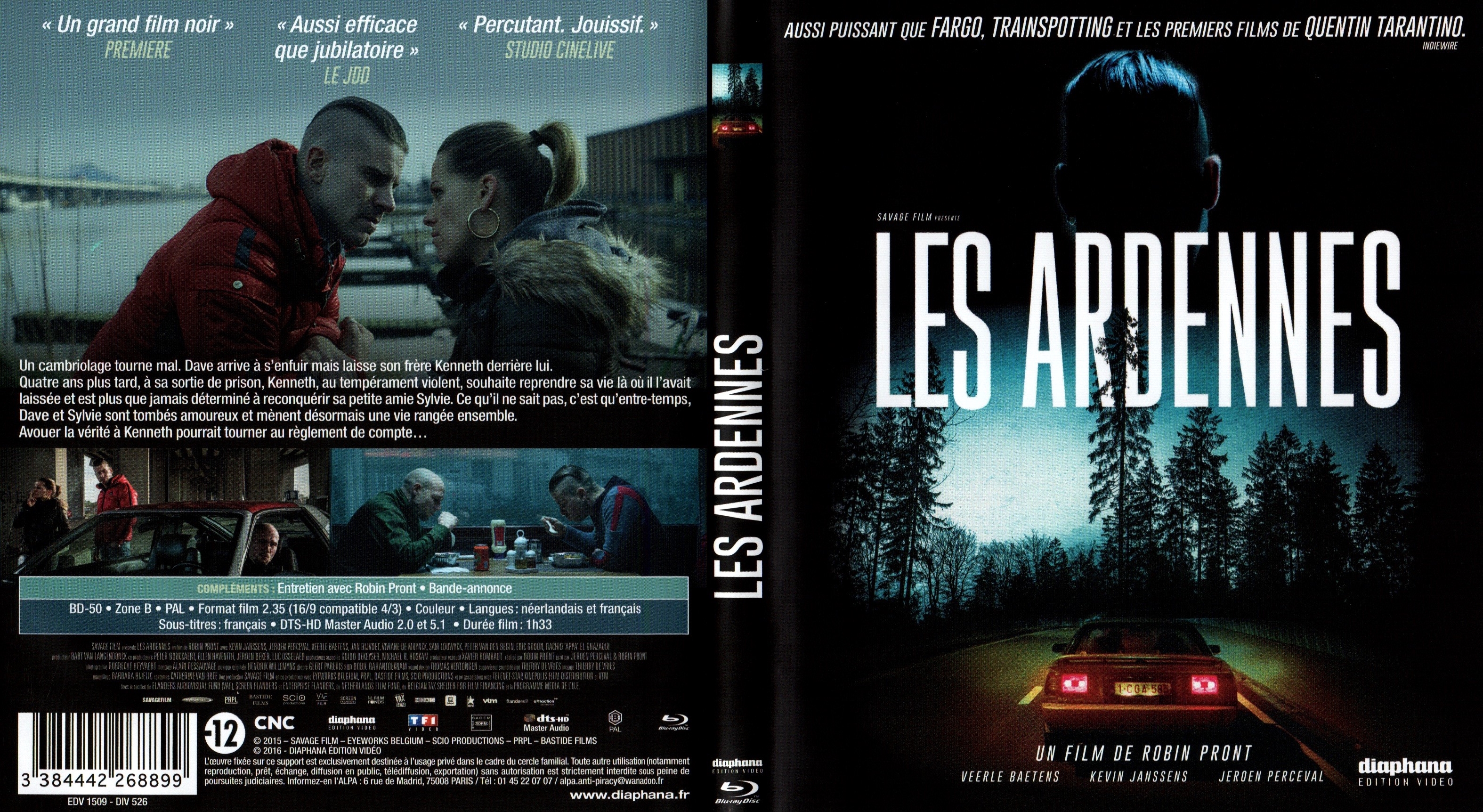 Jaquette DVD Les Ardennes (BLU-RAY)