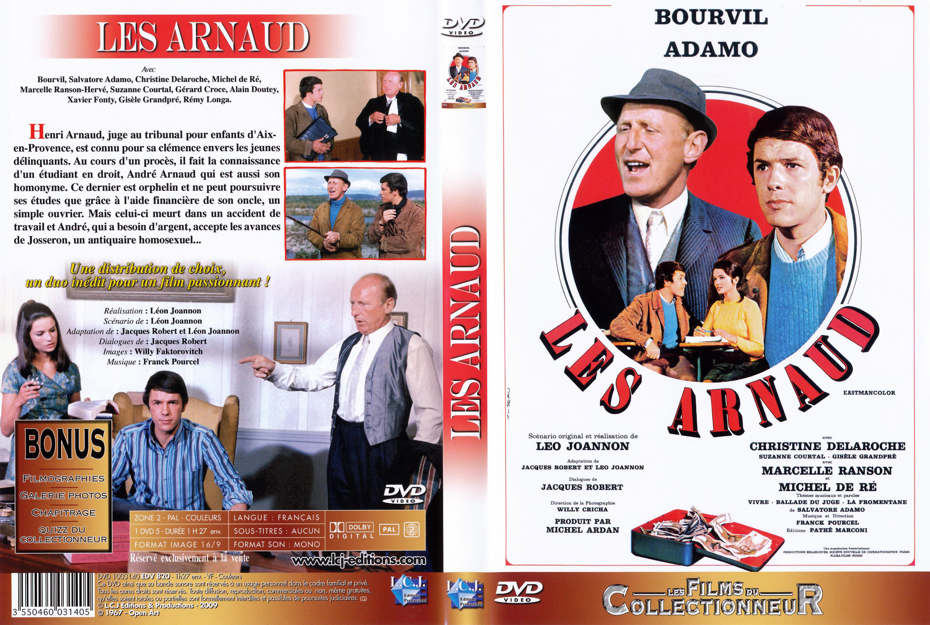 Jaquette DVD Les Arnaud