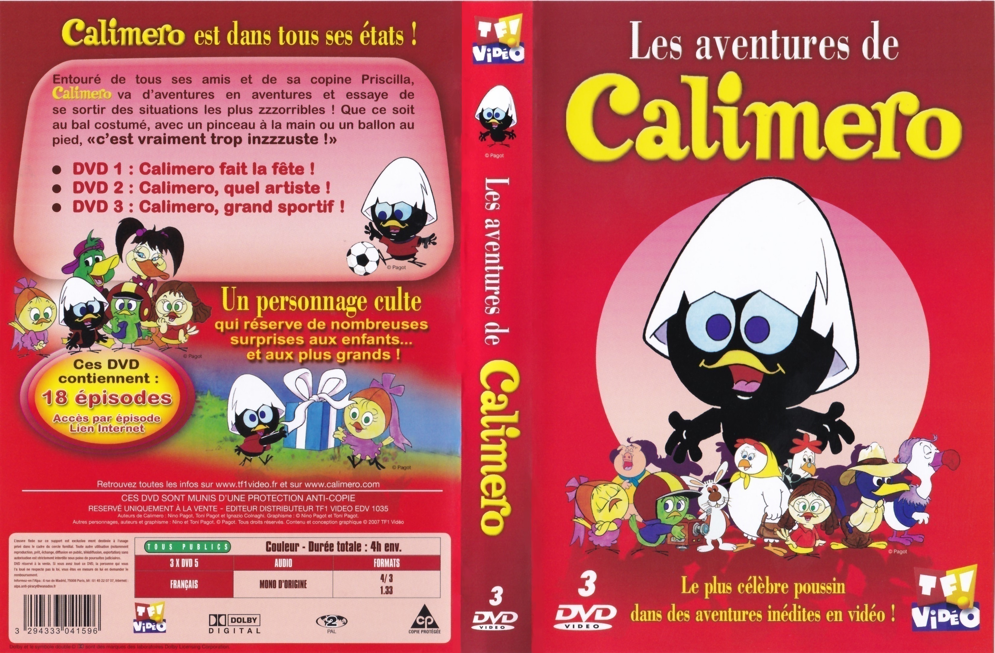 Jaquette DVD Les Aventures de Calimero
