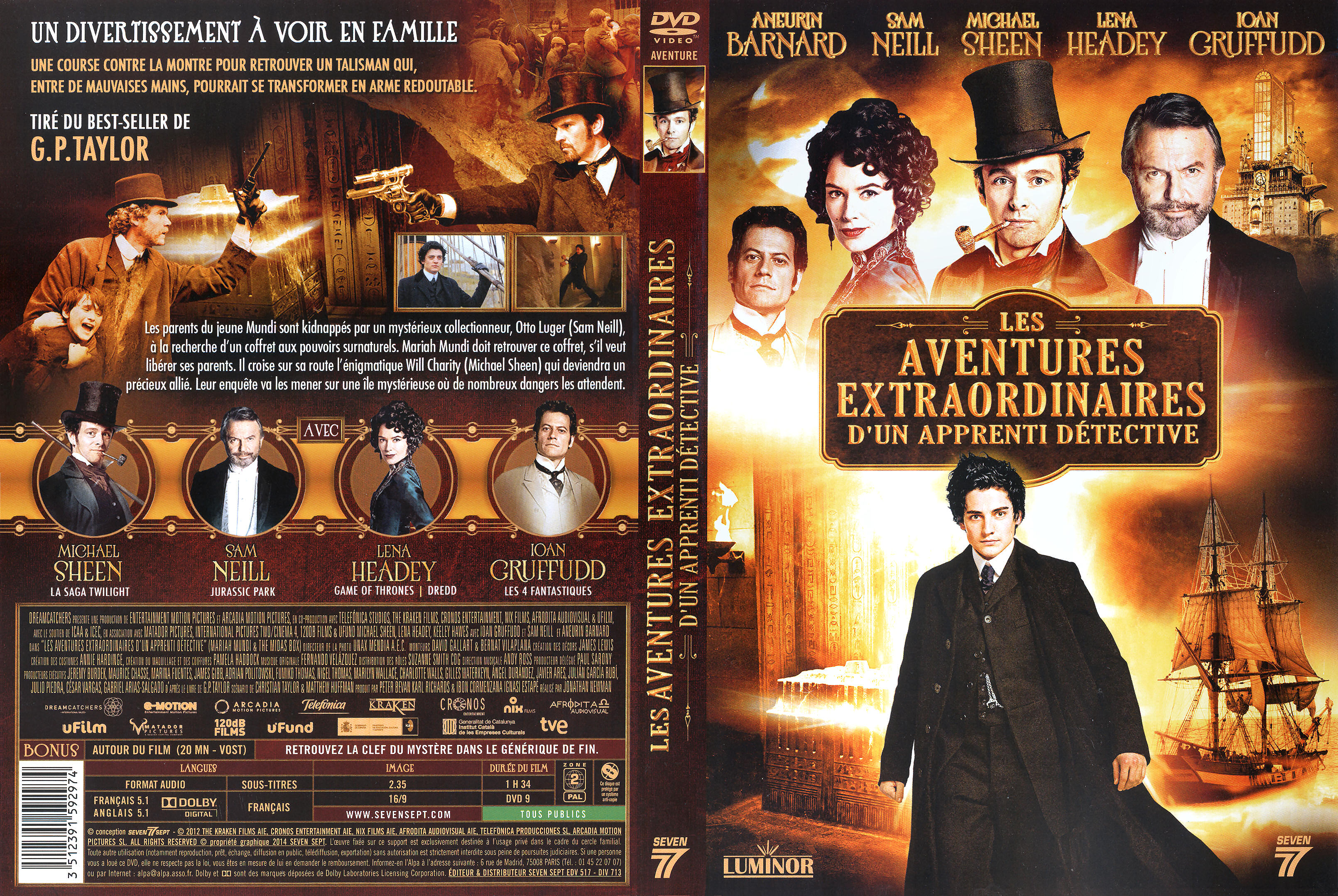 Jaquette DVD Les Aventures extraordinaires d