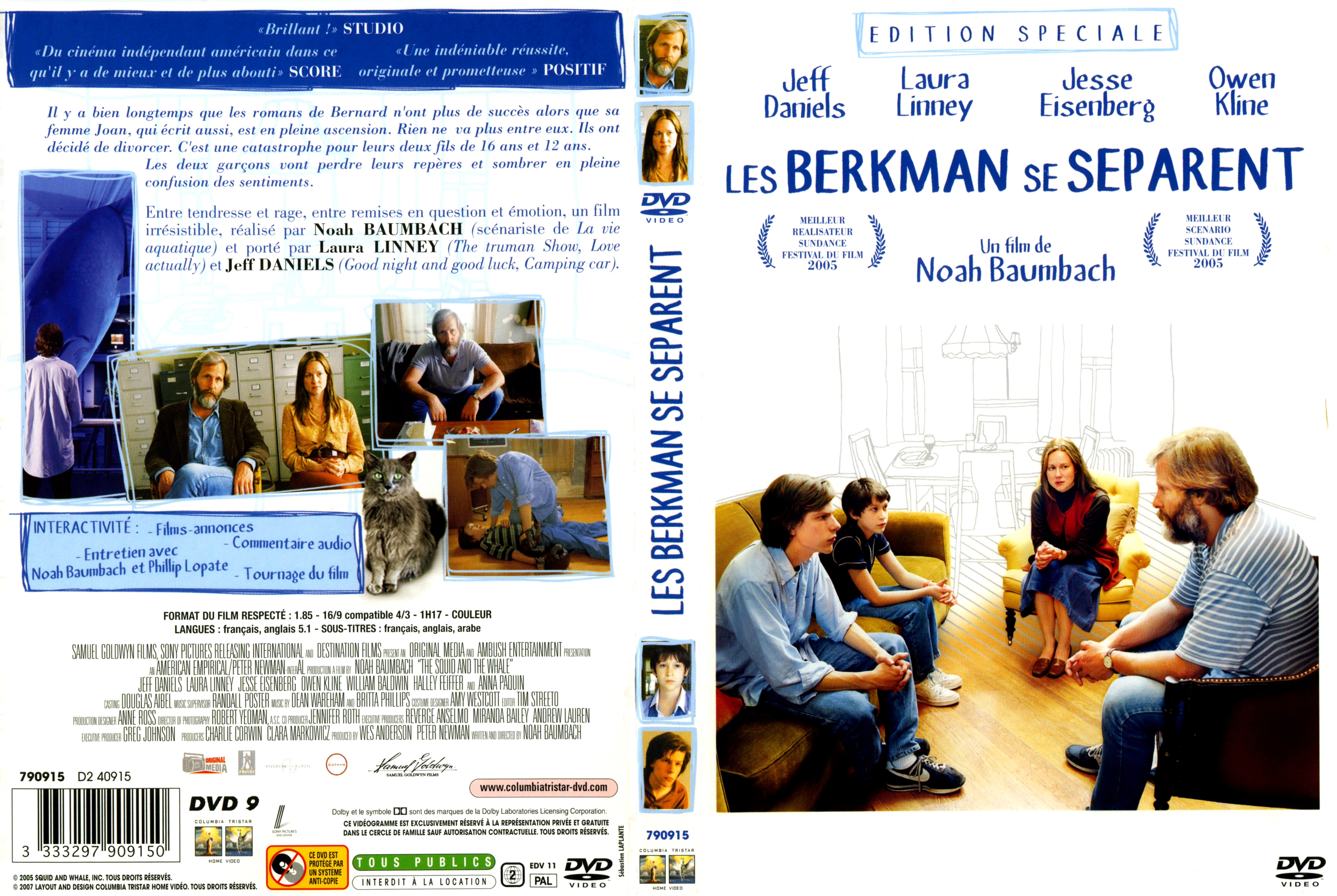 Jaquette DVD Les Berkman se sparent