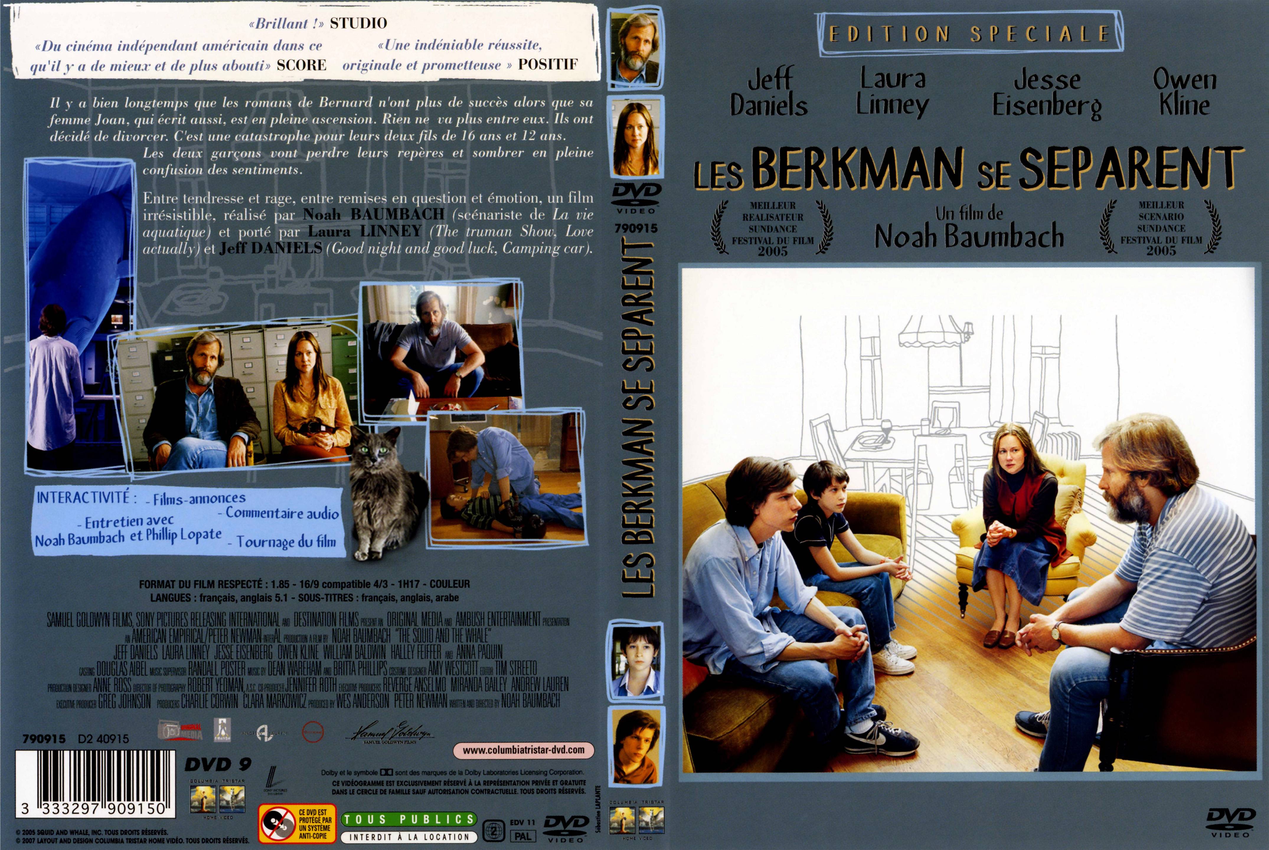 Jaquette DVD Les Berkman se sparent v2