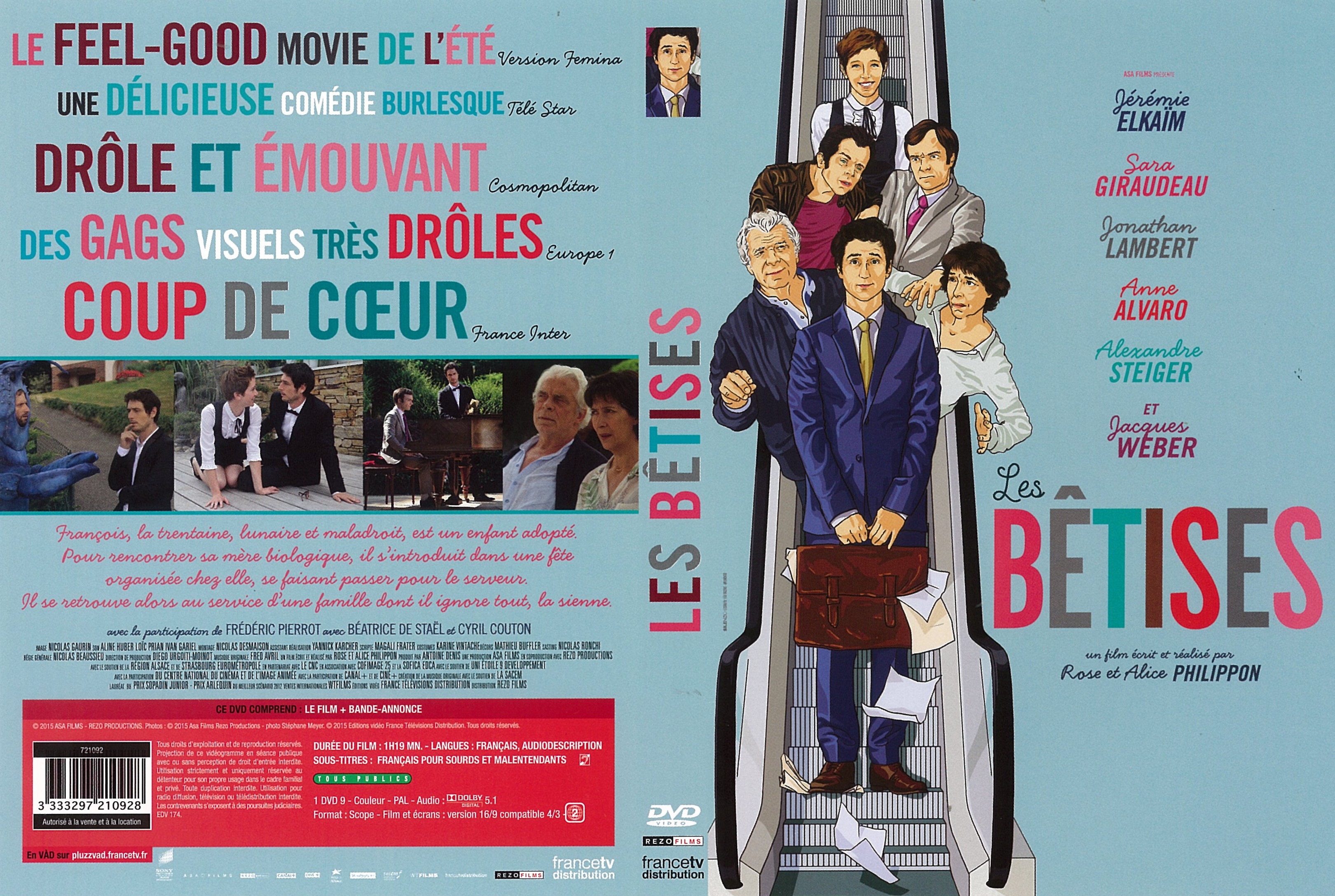 Jaquette DVD Les Btises