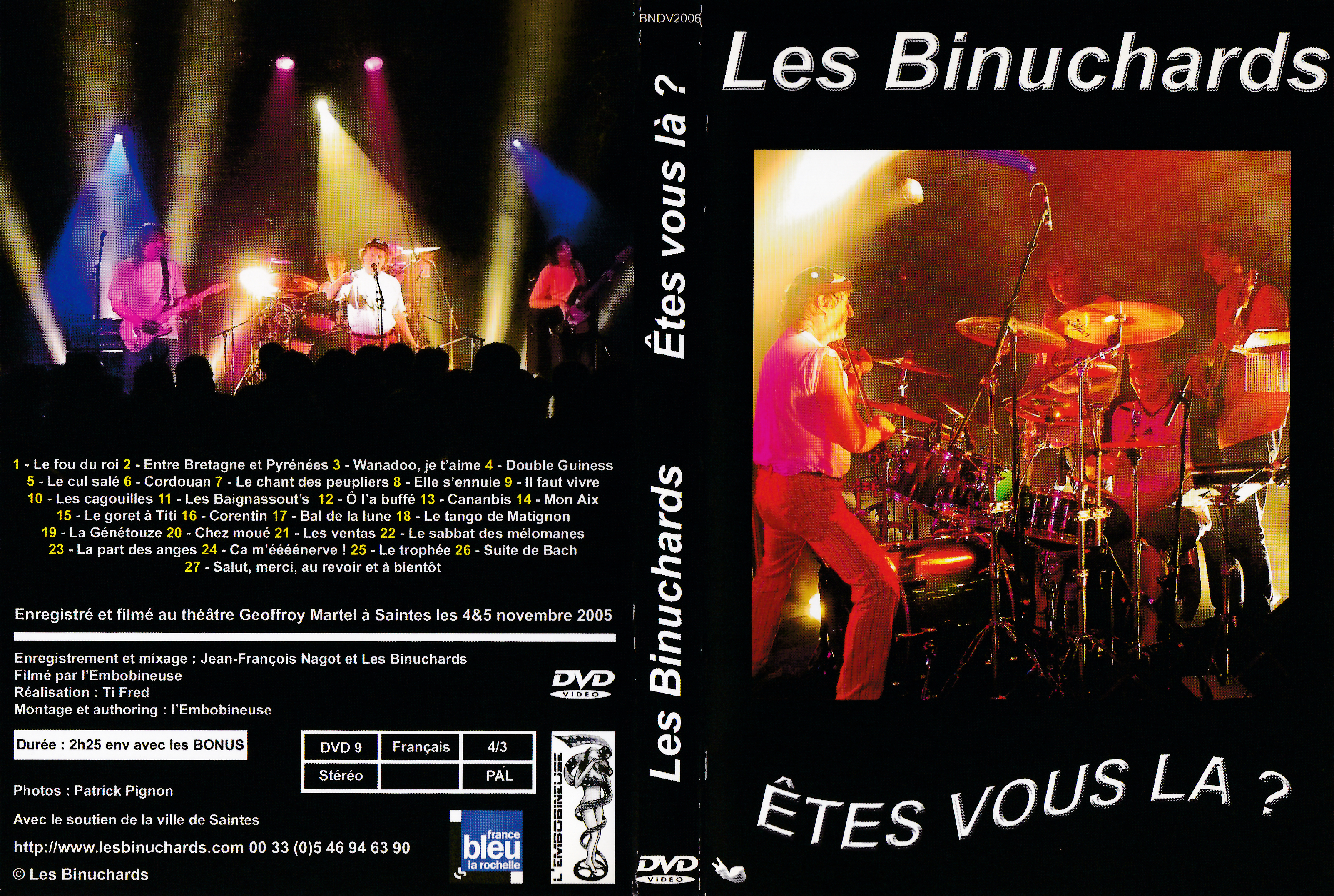 Jaquette DVD Les Binuchards Etes Vous L 