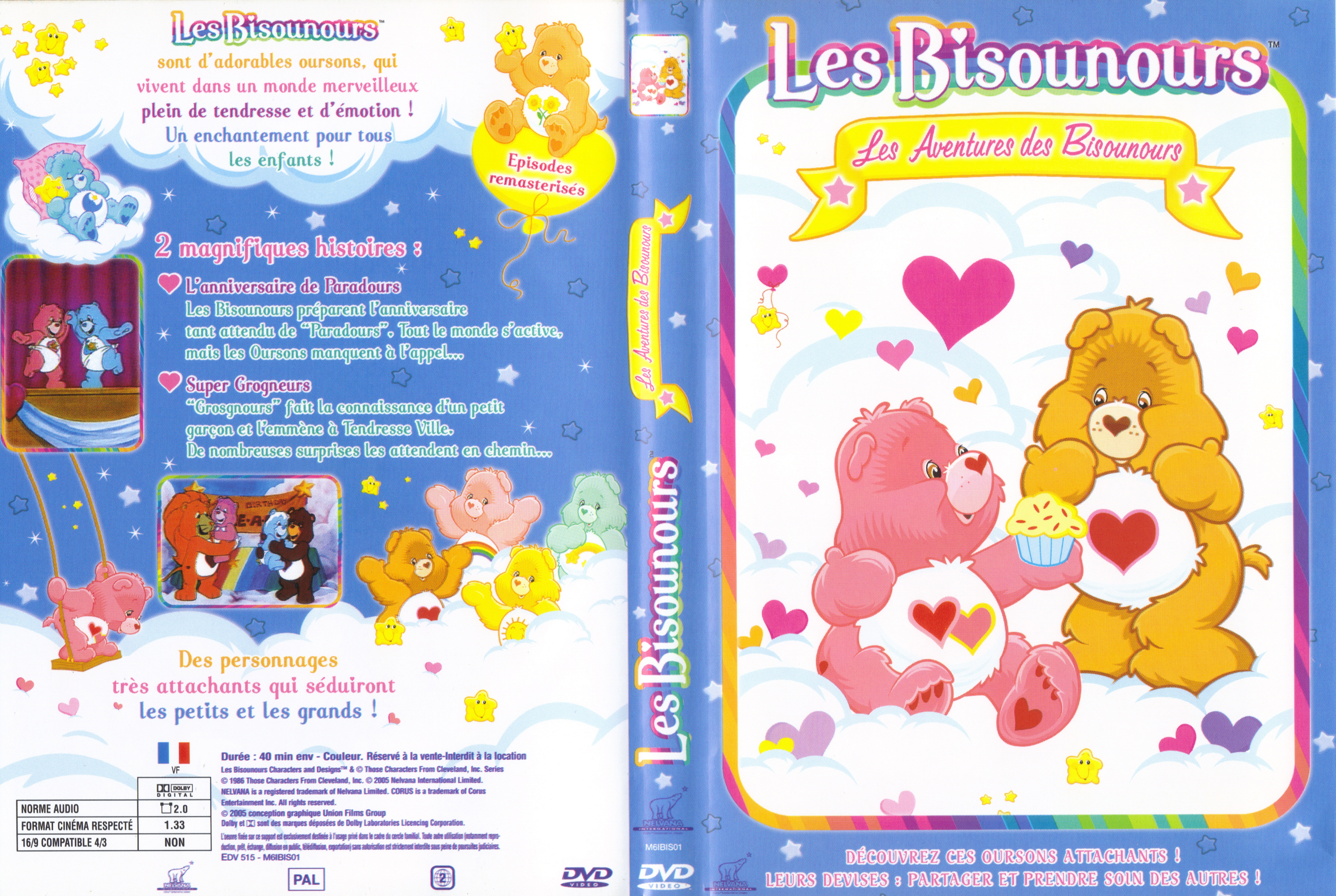 Jaquette DVD Les Bisounours - Les aventures des Bisounours