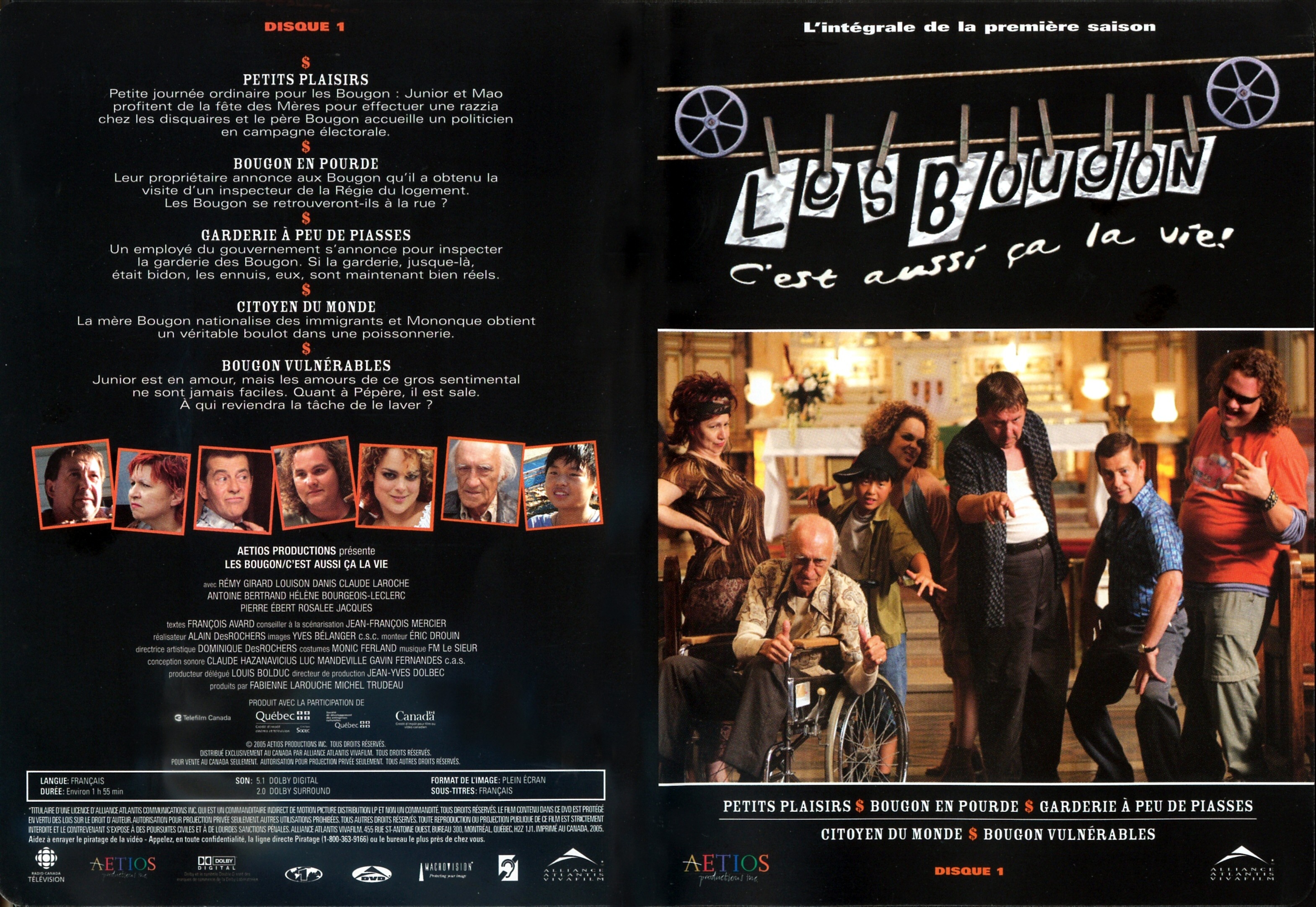 Jaquette DVD Les Bougon saison 1 DVD 1