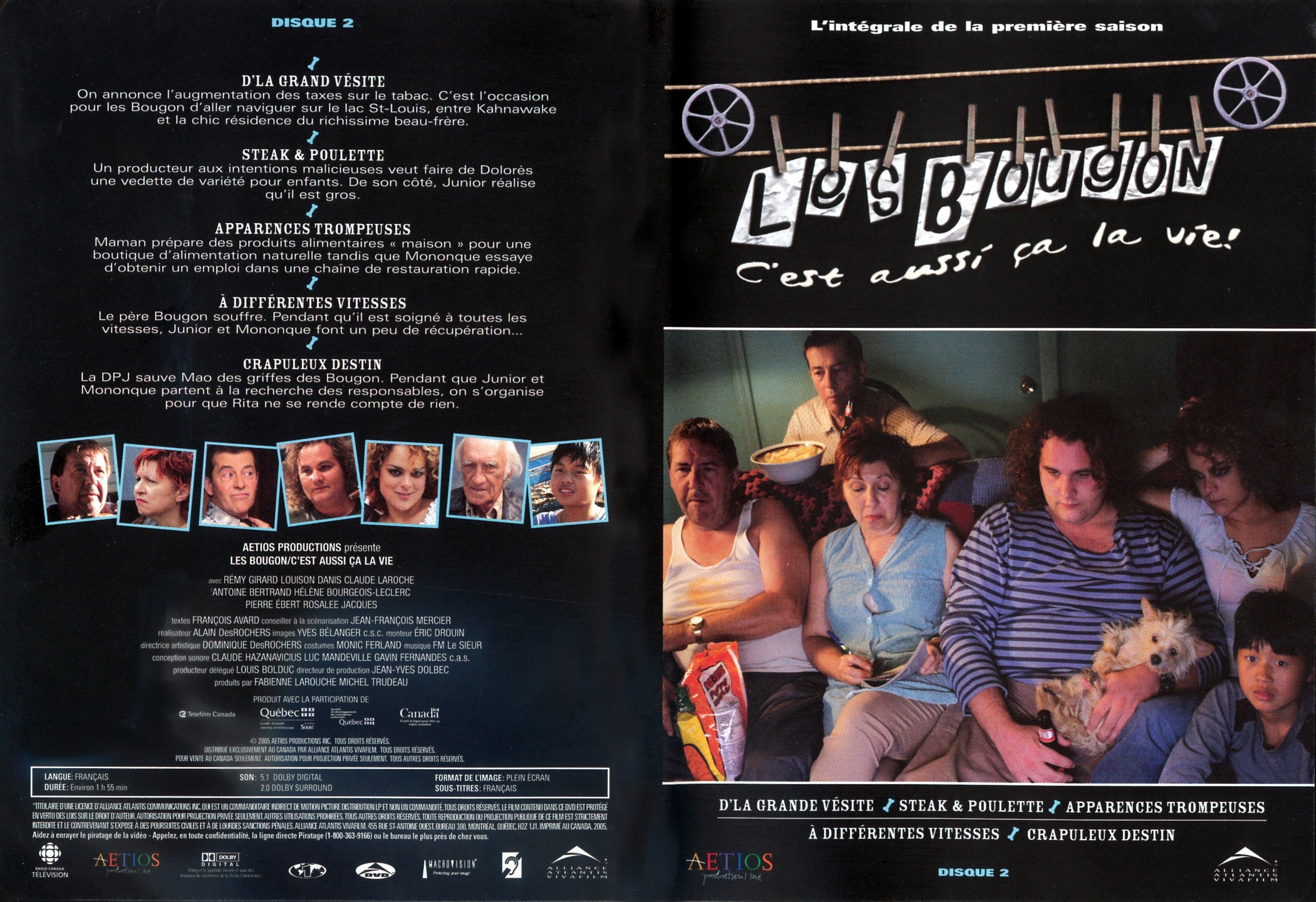 Jaquette DVD Les Bougon saison 1 DVD 2